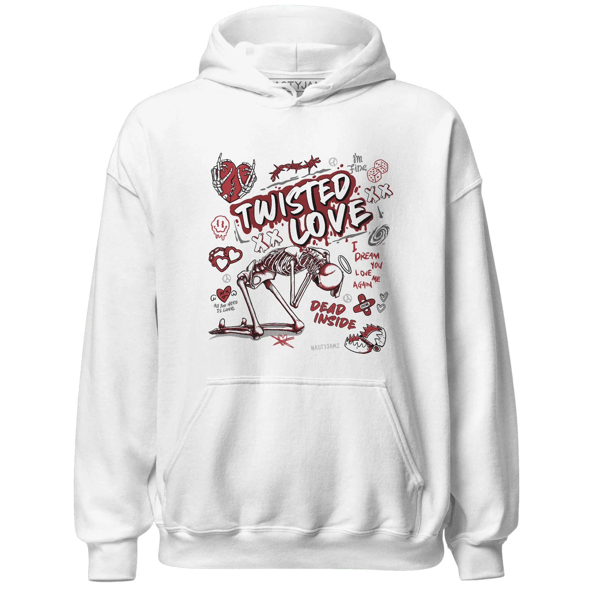 Black-Toe-Reimagined-Red-White-1s-Hoodie-Match-Twisted-Love