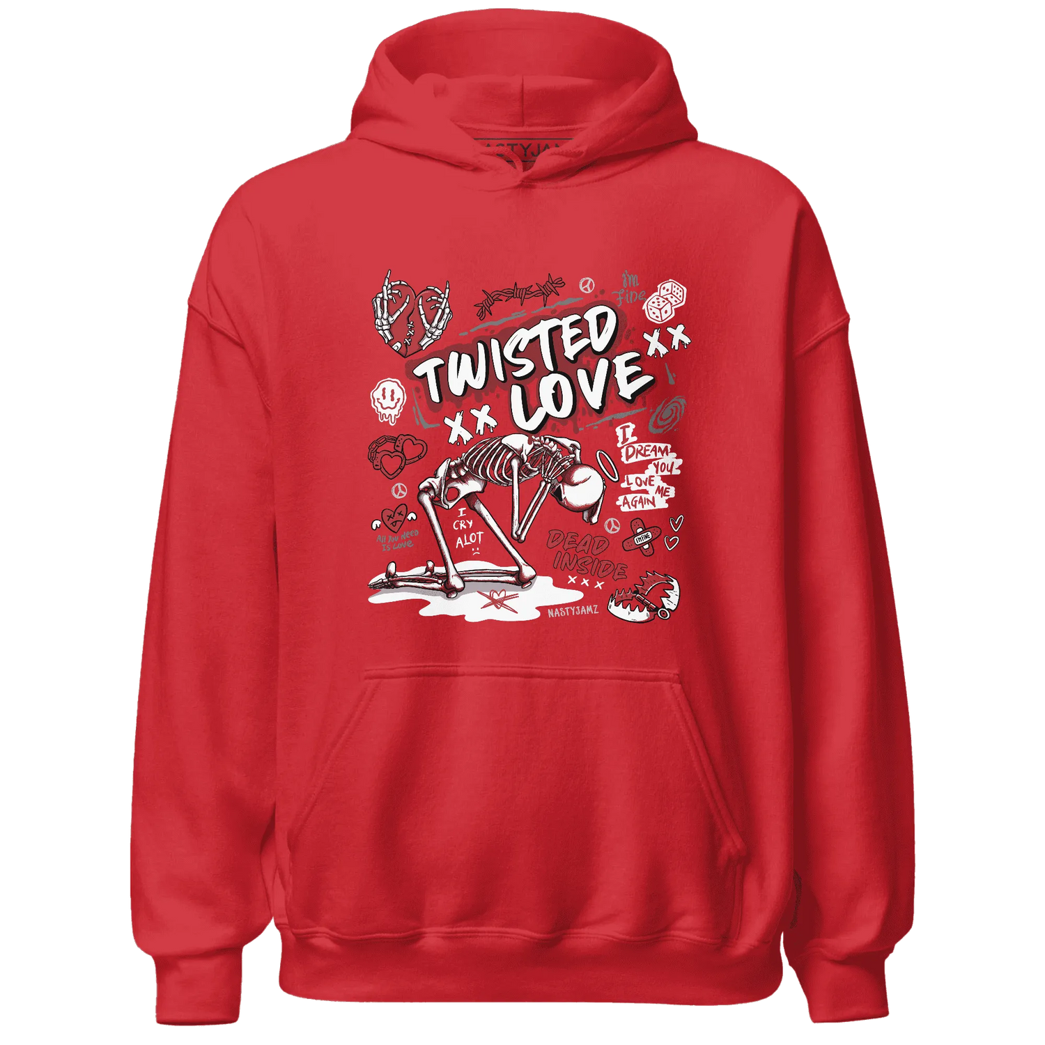 Black-Toe-Reimagined-Red-White-1s-Hoodie-Match-Twisted-Love