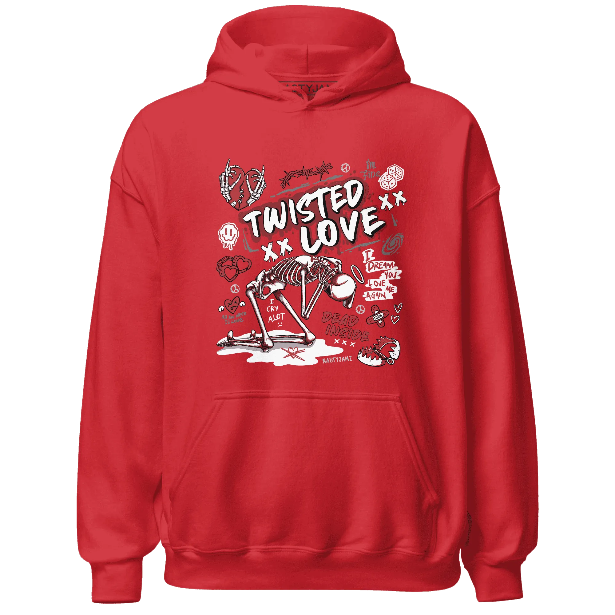 Black-Toe-Reimagined-Red-White-1s-Hoodie-Match-Twisted-Love