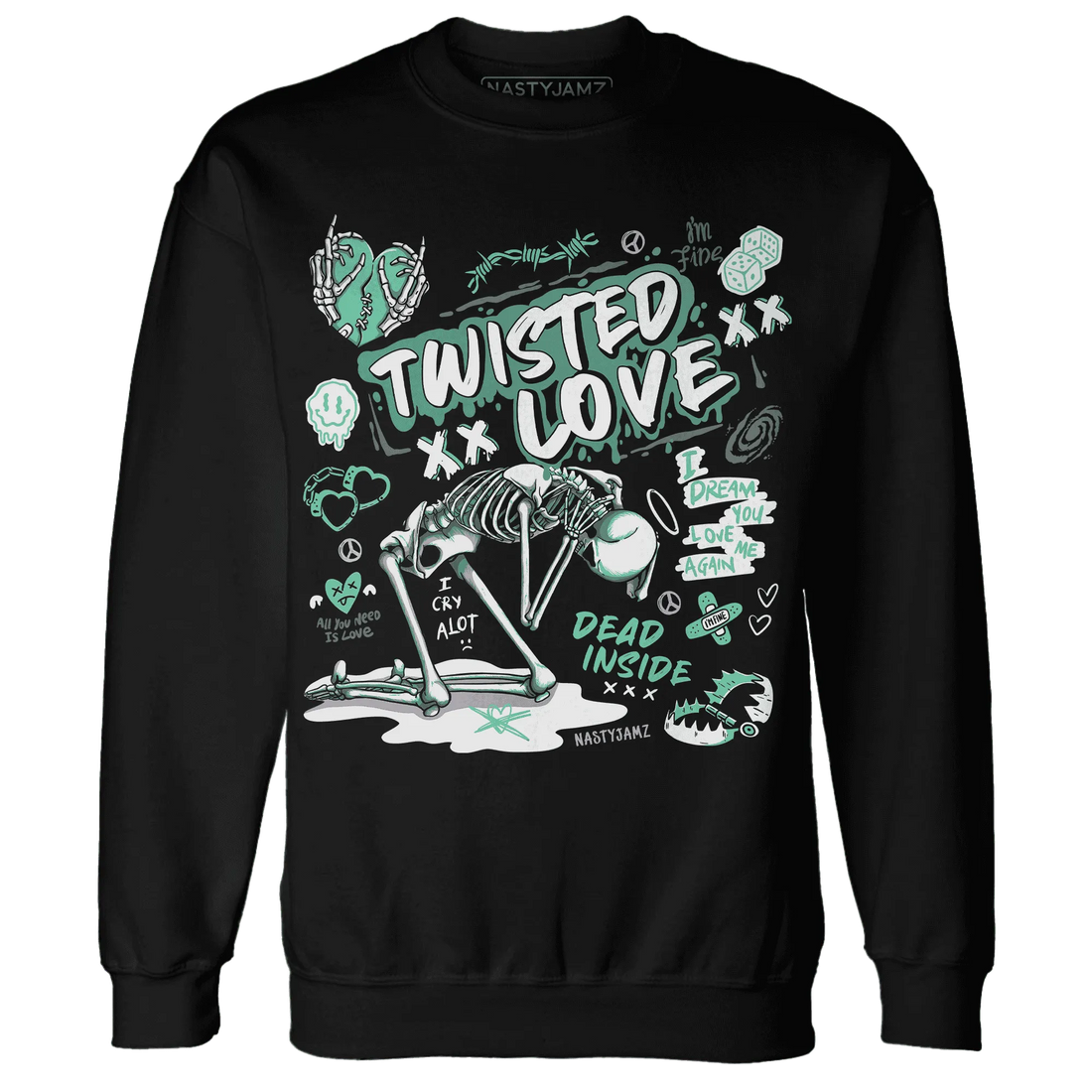 NastyJamz-High-OG-Green-Glow-1s-Sweatshirt-Match-Twisted-Love