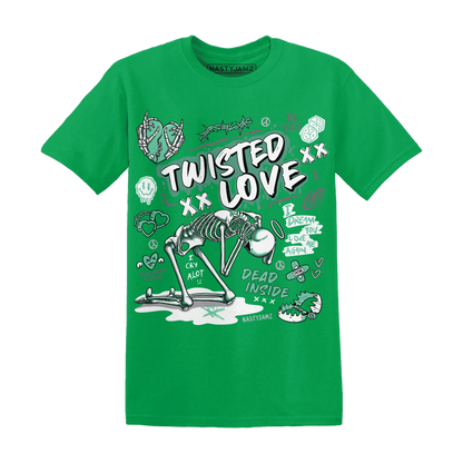 NastyJamz-High-OG-Green-Glow-1s-T-Shirt-Match-Twisted-Love