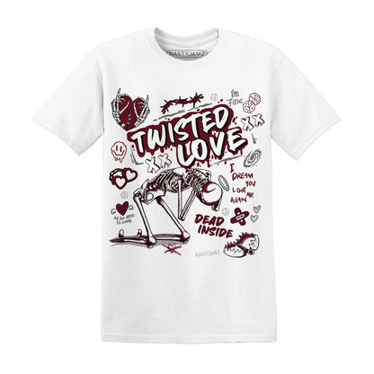 High-White-Team-Red-1s-NastyJamz-T-Shirt-Match-Twisted-Love
