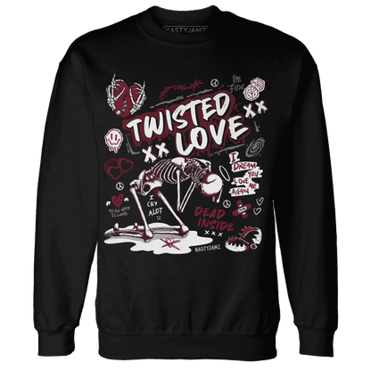 High-White-Team-Red-1s-NastyJamz-Sweatshirt-Match-Twisted-Love