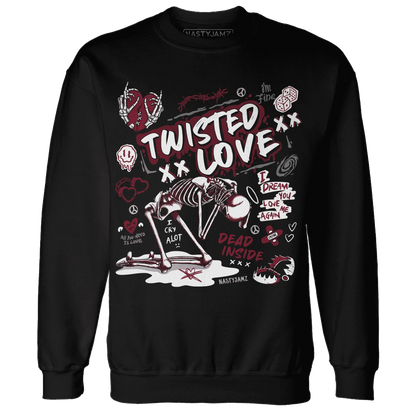 NastyJamz-High-White-Team-Red-1s-Sweatshirt-Match-Twisted-Love