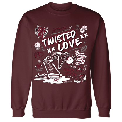 High-White-Team-Red-1s-NastyJamz-Sweatshirt-Match-Twisted-Love