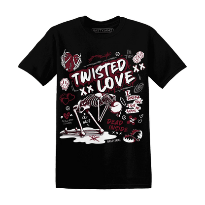 NastyJamz-High-White-Team-Red-1s-T-Shirt-Match-Twisted-Love