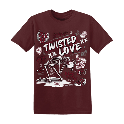 NastyJamz-High-White-Team-Red-1s-T-Shirt-Match-Twisted-Love