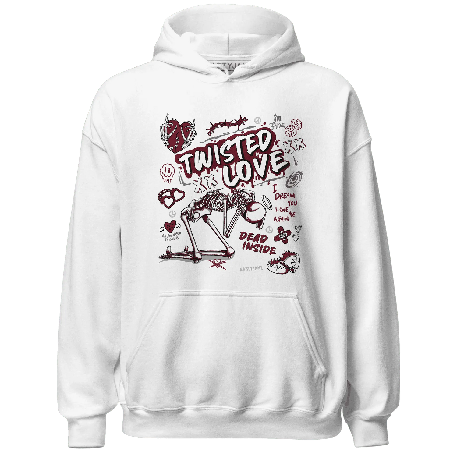High-White-Team-Red-1s-NastyJamz-Hoodie-Match-Twisted-Love
