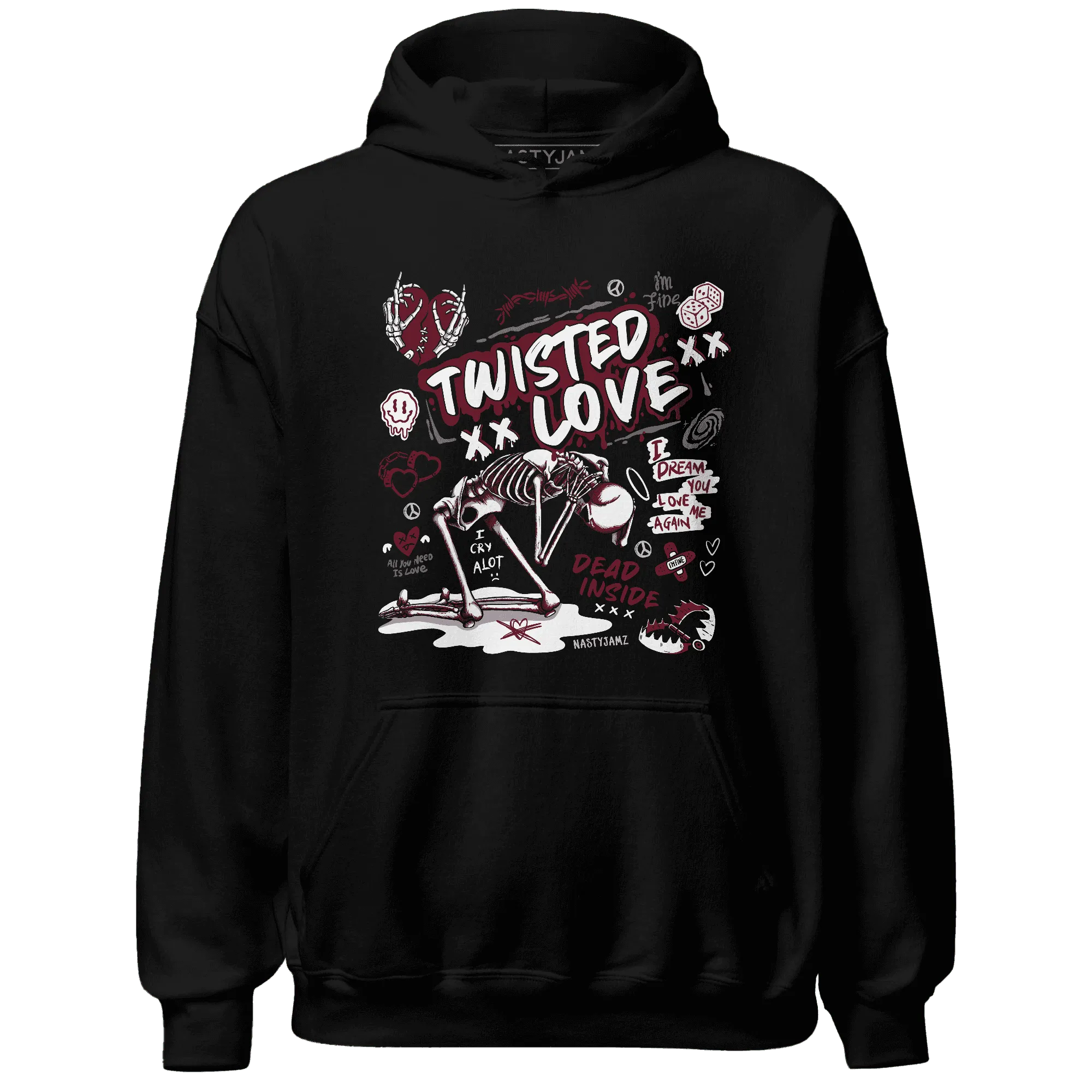 High-White-Team-Red-1s-NastyJamz-Hoodie-Match-Twisted-Love