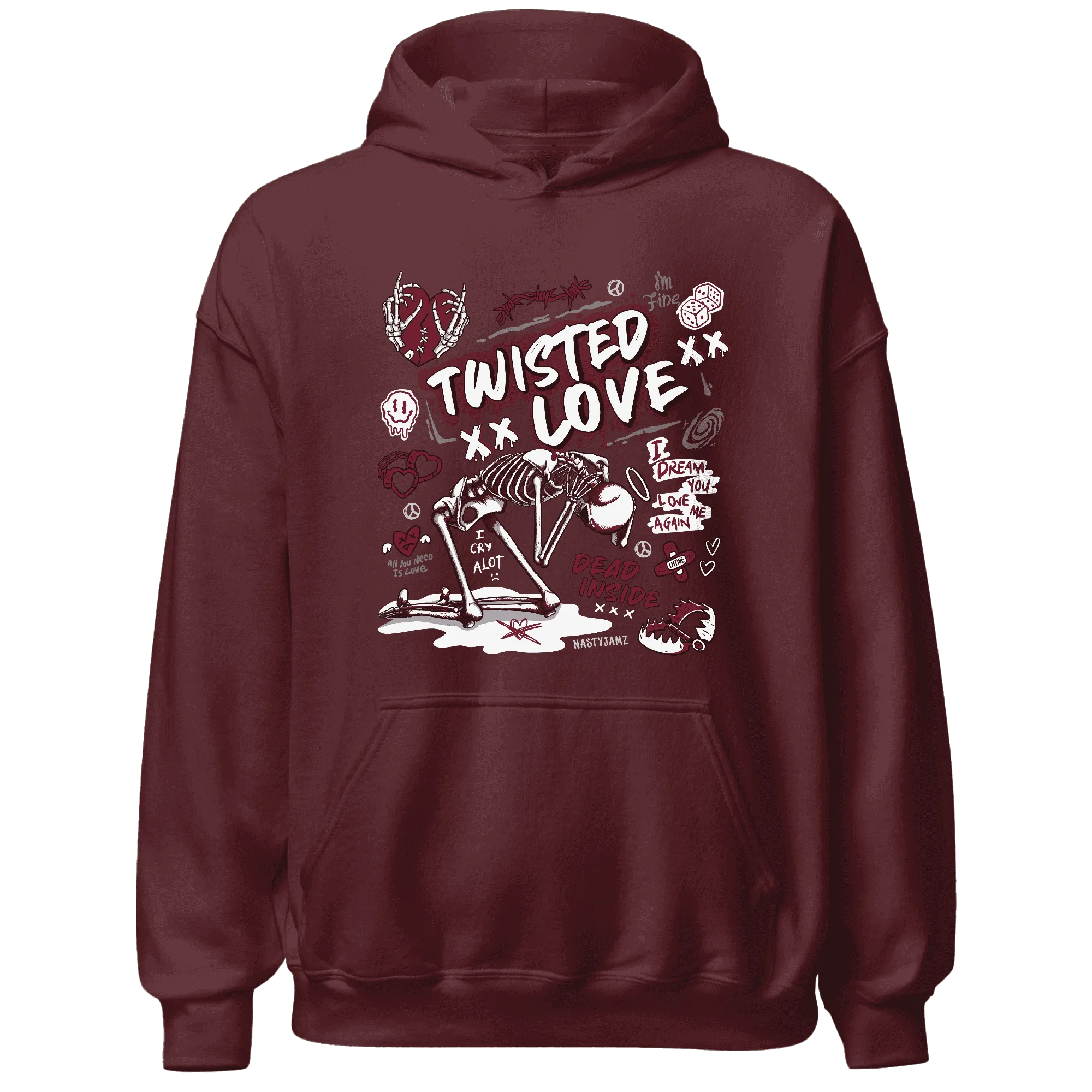 High-White-Team-Red-1s-NastyJamz-Hoodie-Match-Twisted-Love