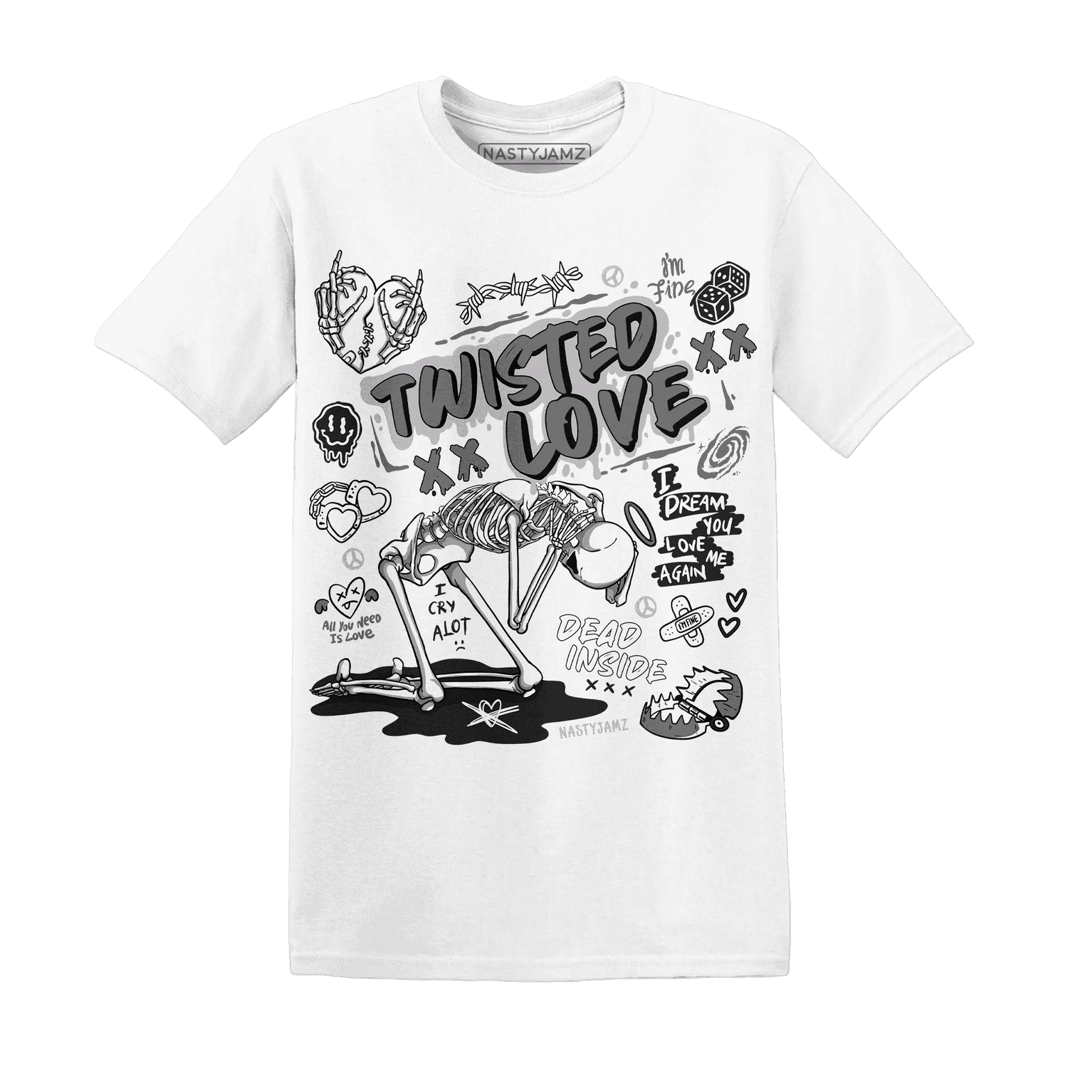 NastyJamz-Low-Mocha-1s-T-Shirt-Match-Twisted-Love