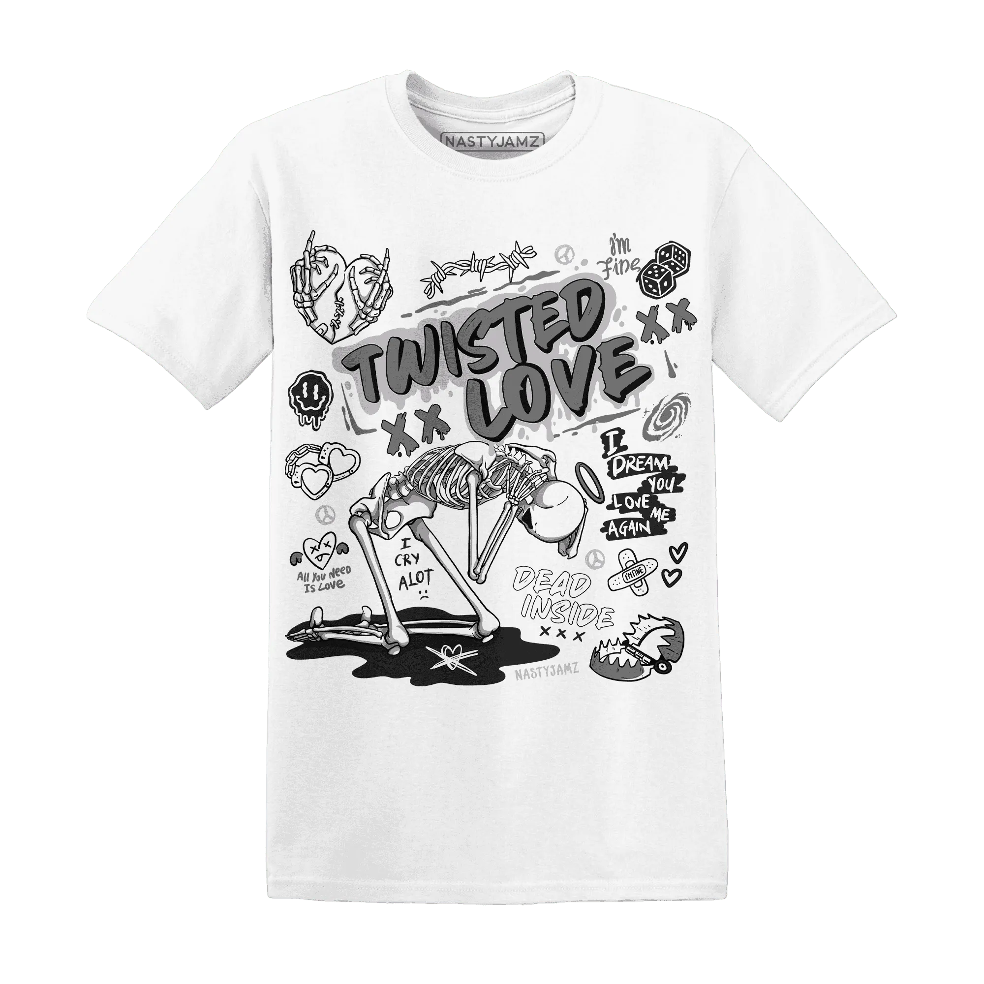 NastyJamz-Low-Mocha-1s-T-Shirt-Match-Twisted-Love