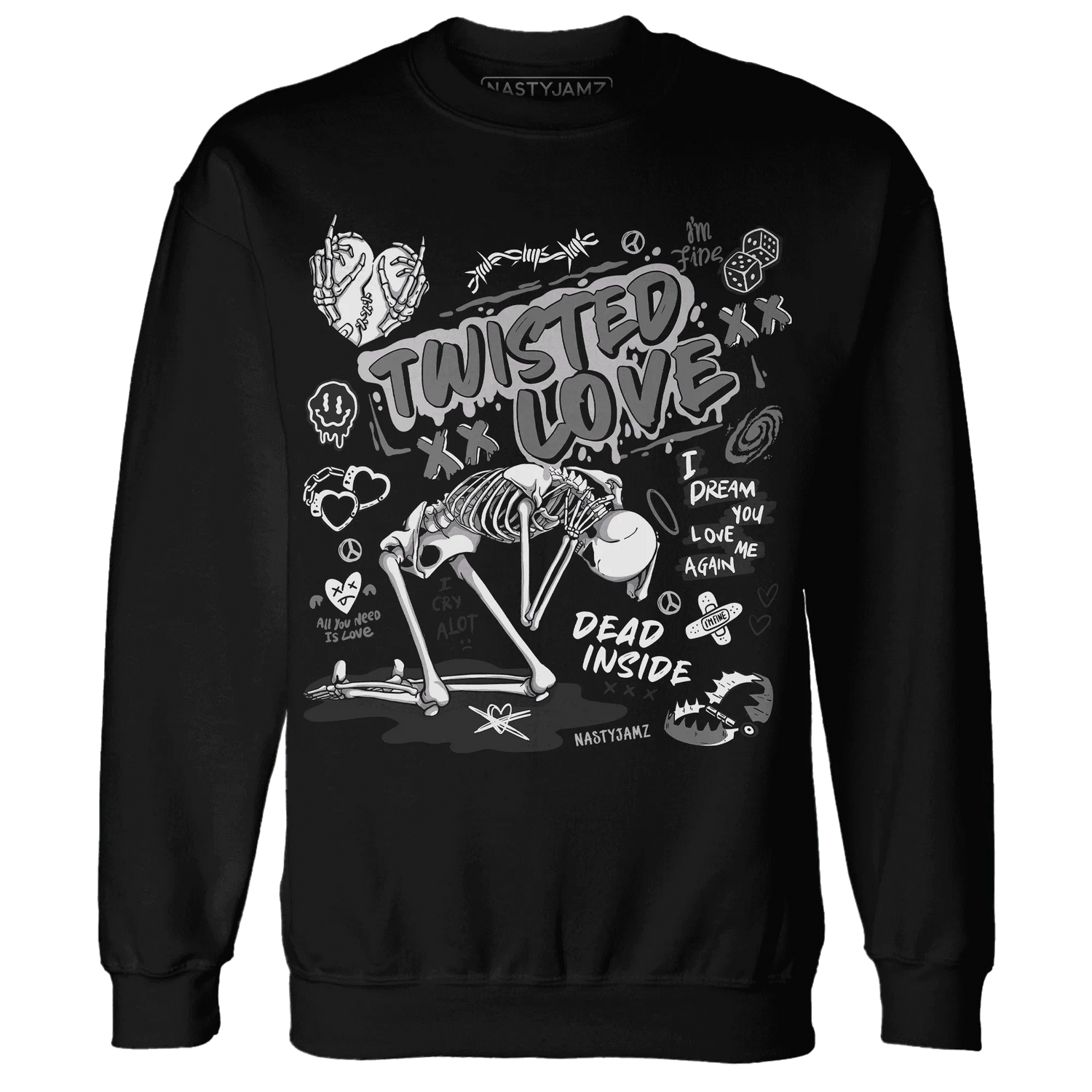 NastyJamz-Low-Mocha-1s-Sweatshirt-Match-Twisted-Love