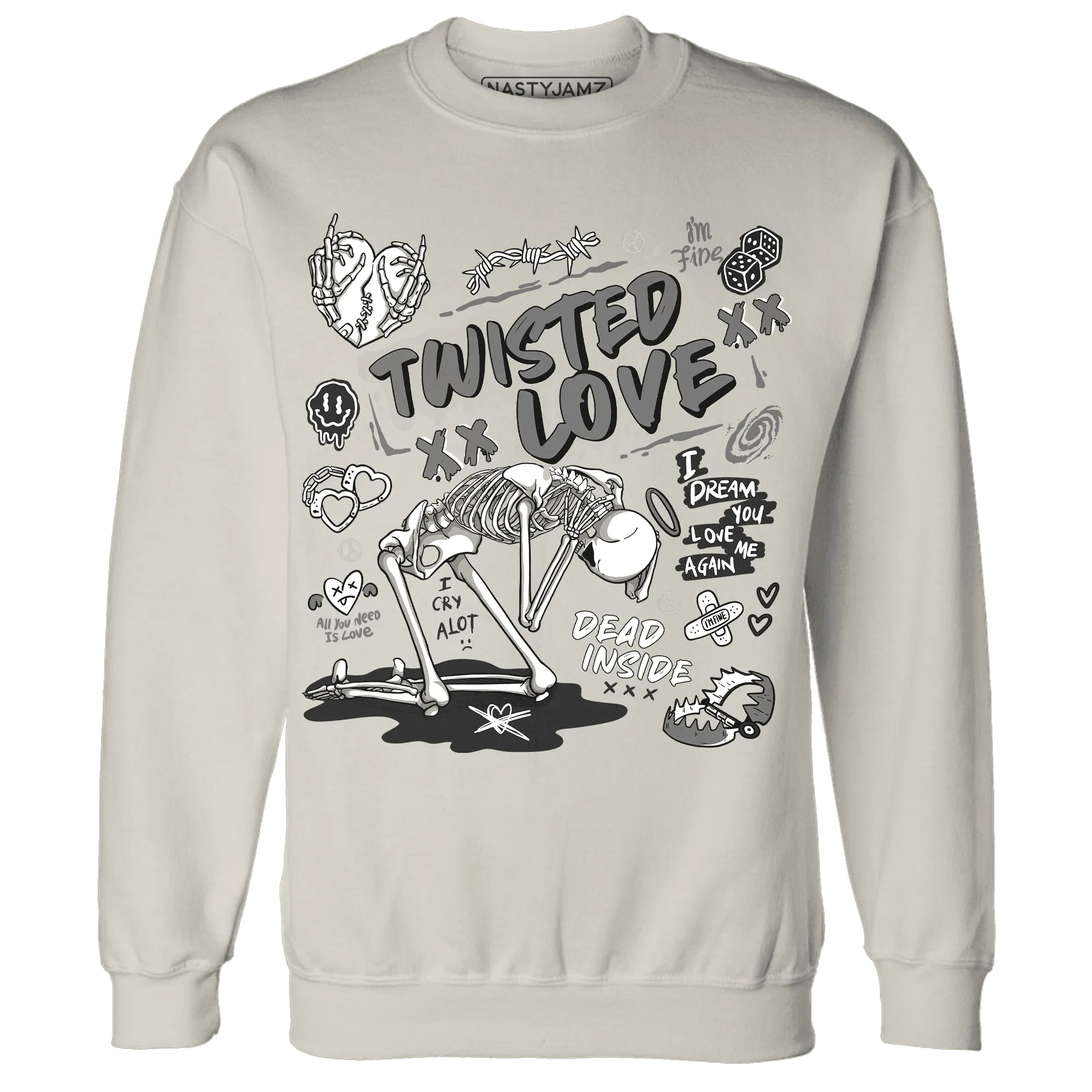 NastyJamz-Low-Mocha-1s-Sweatshirt-Match-Twisted-Love