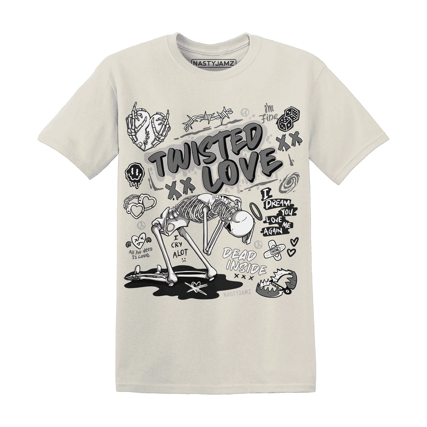 NastyJamz-Low-Mocha-1s-T-Shirt-Match-Twisted-Love