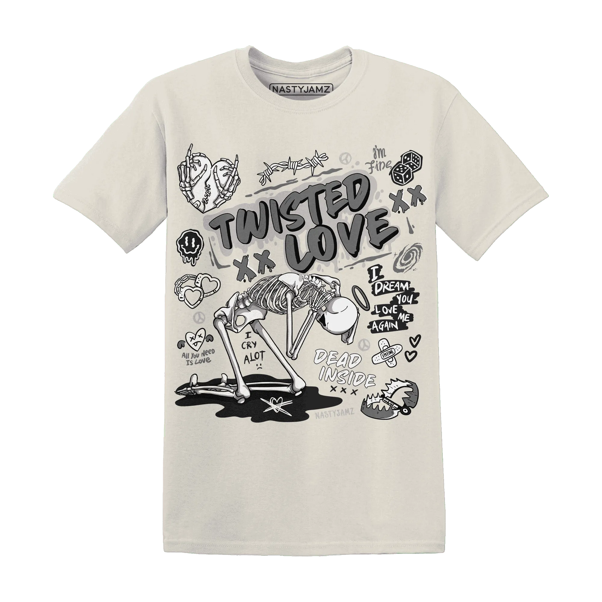 NastyJamz-Low-Mocha-1s-T-Shirt-Match-Twisted-Love