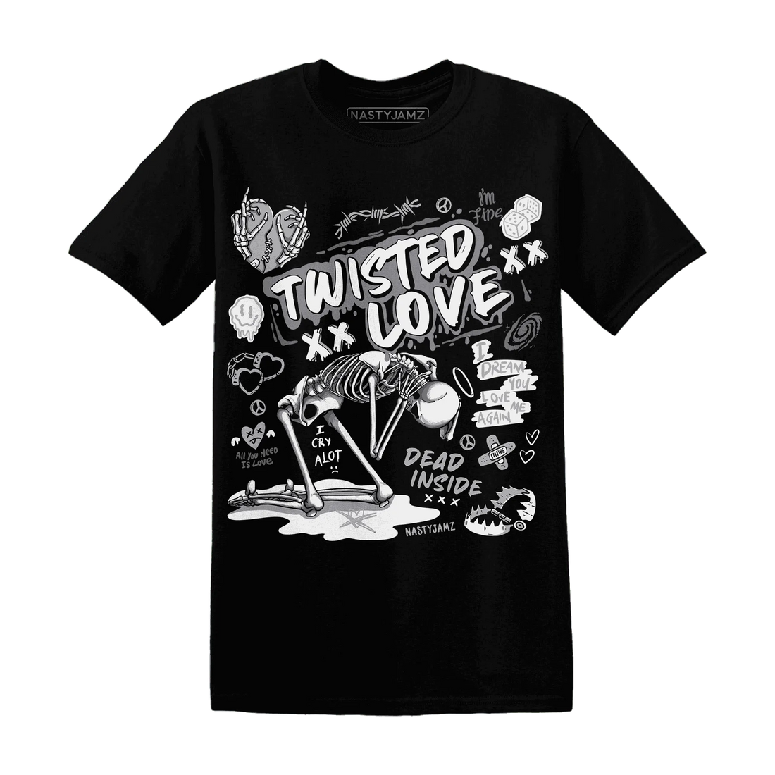 Wolf-Grey-1s-NastyJamz-T-Shirt-Match-Twisted-Love