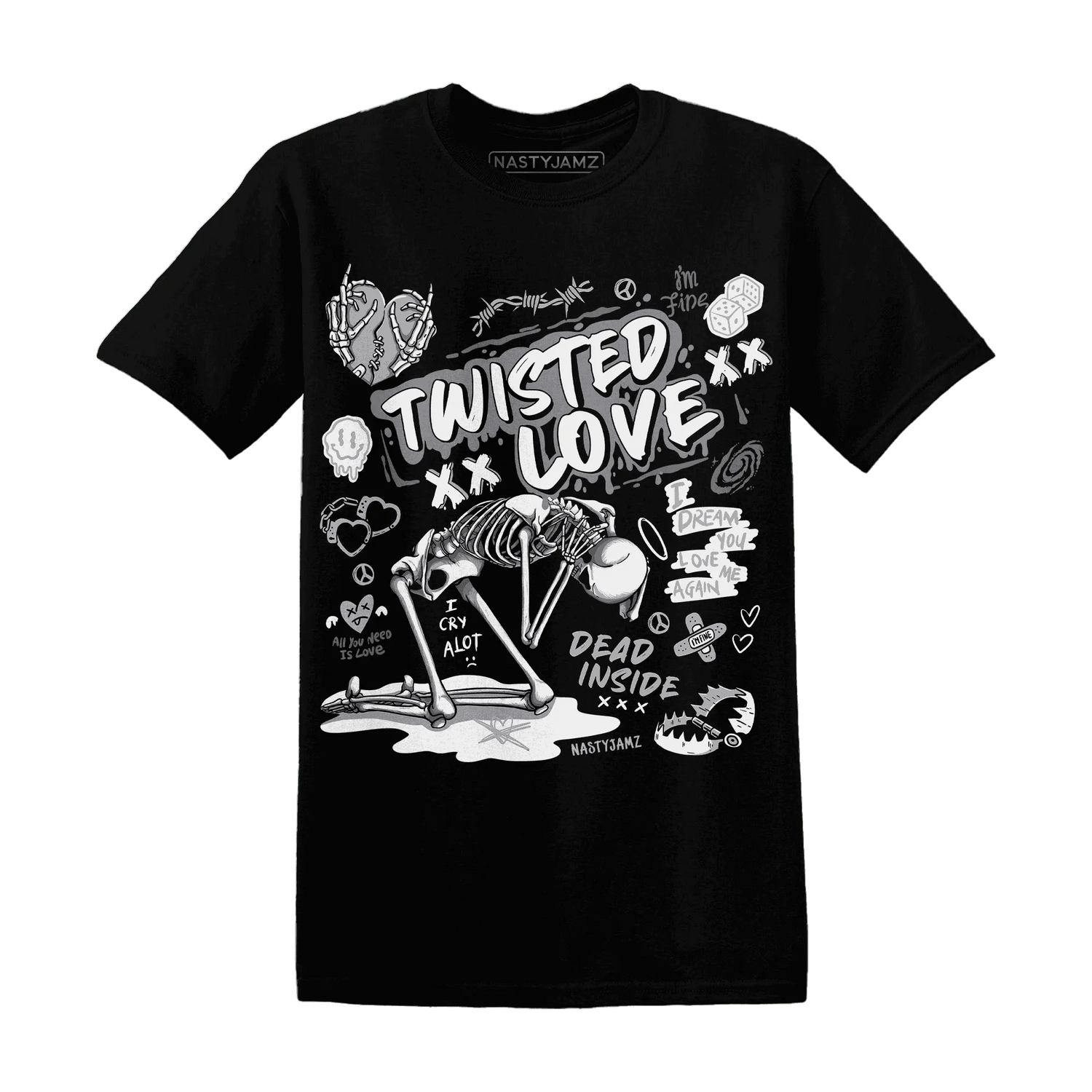 Wolf-Grey-1s-NastyJamz-T-Shirt-Match-Twisted-Love