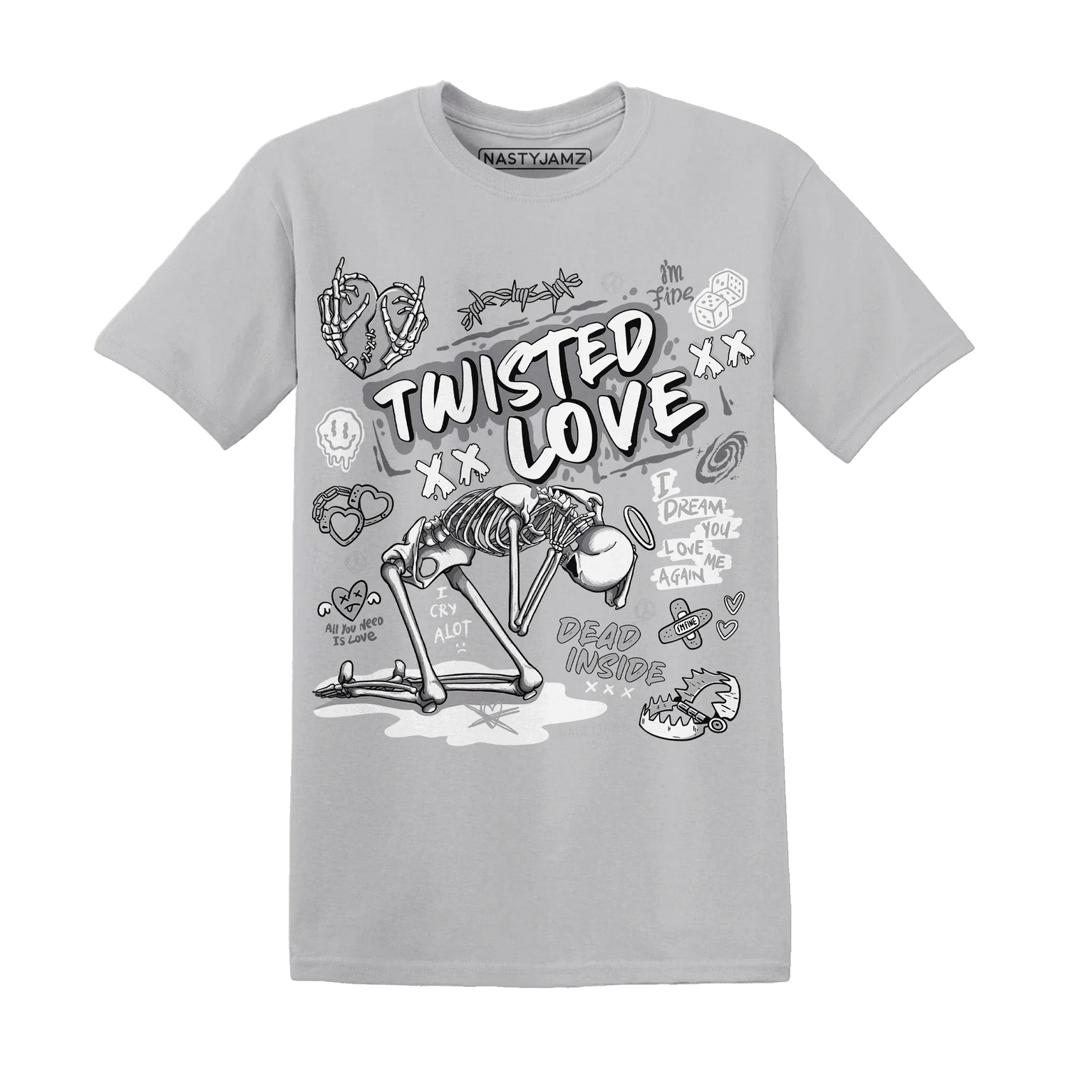 Wolf-Grey-1s-NastyJamz-T-Shirt-Match-Twisted-Love