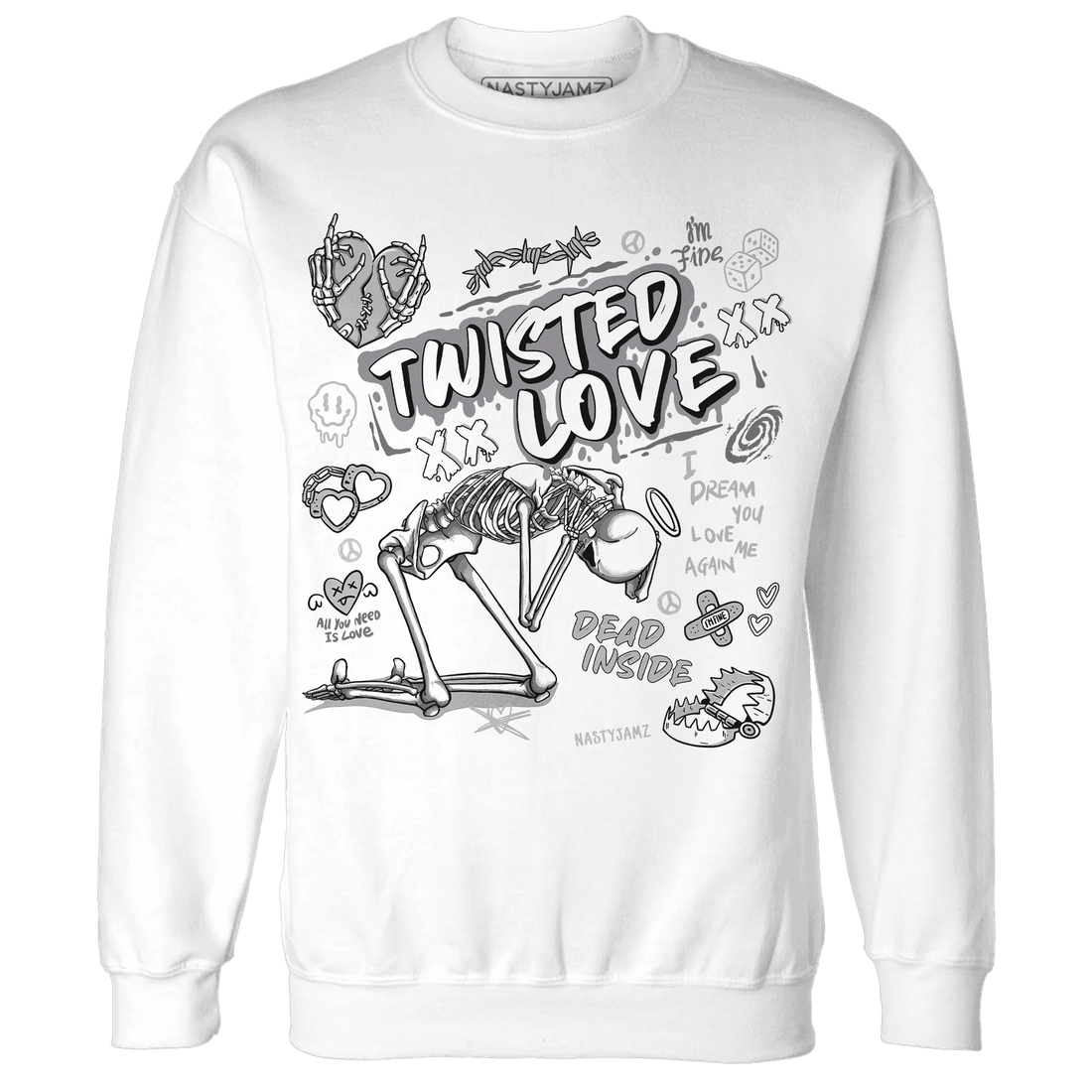 NastyJamz-Cement-Grey-3s-Sweatshirt-Match-Twisted-Love