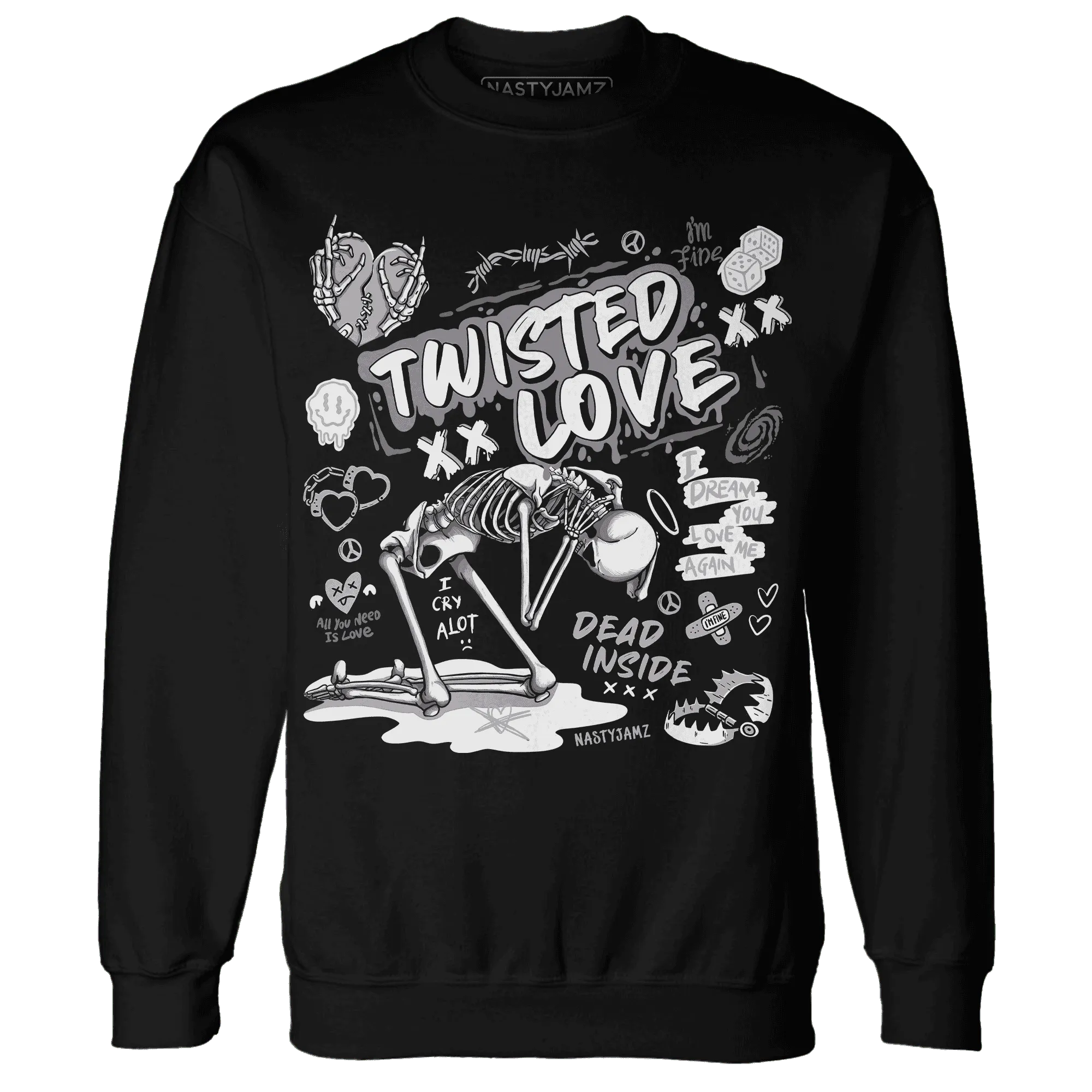 NastyJamz-Cement-Grey-3s-Sweatshirt-Match-Twisted-Love