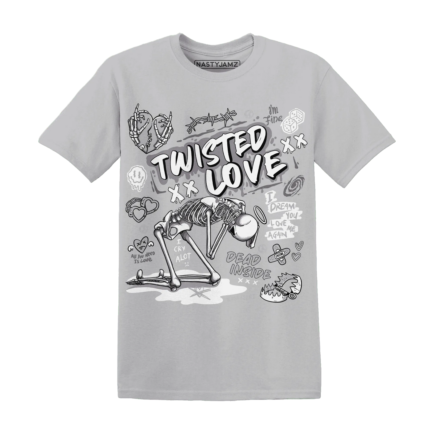 NastyJamz-Cement-Grey-3s-T-Shirt-Match-Twisted-Love