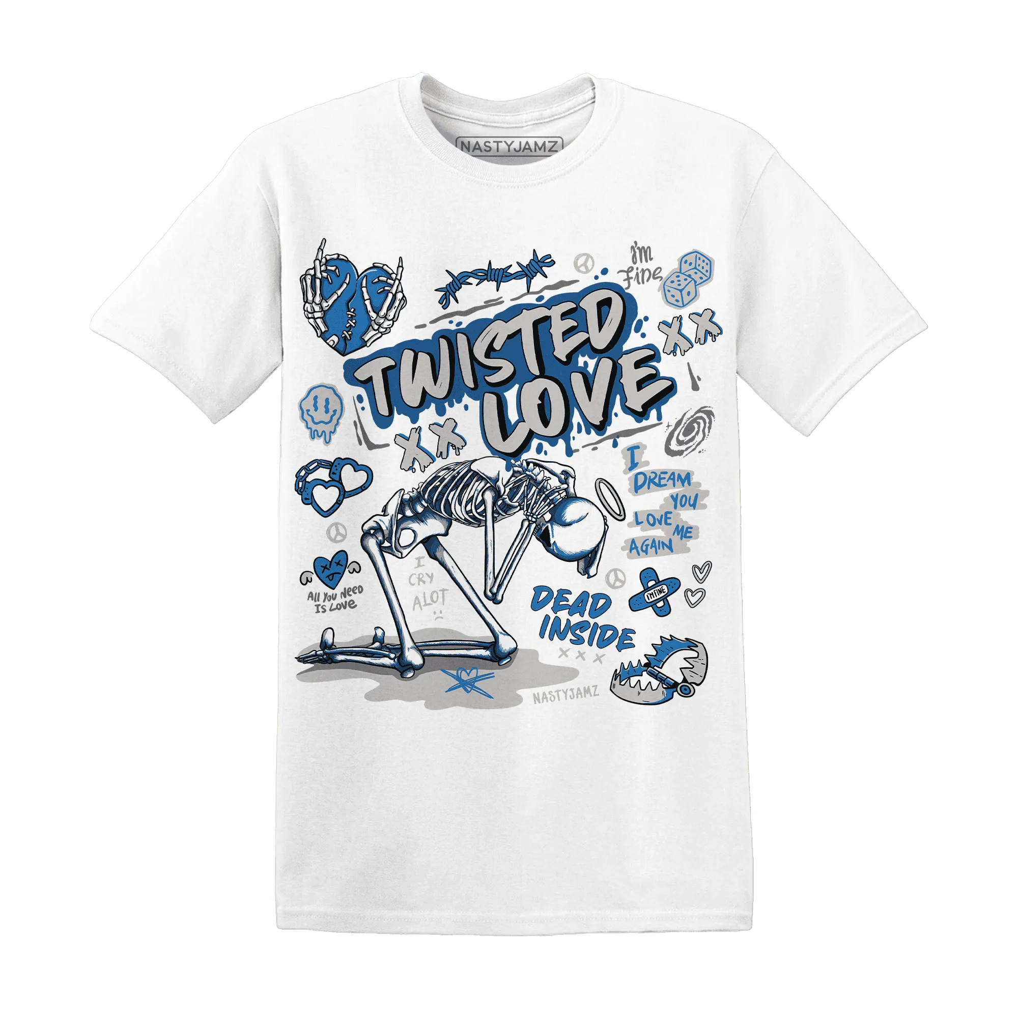 NastyJamz-Industrial-Blue-4s-T-Shirt-Match-Twisted-Love