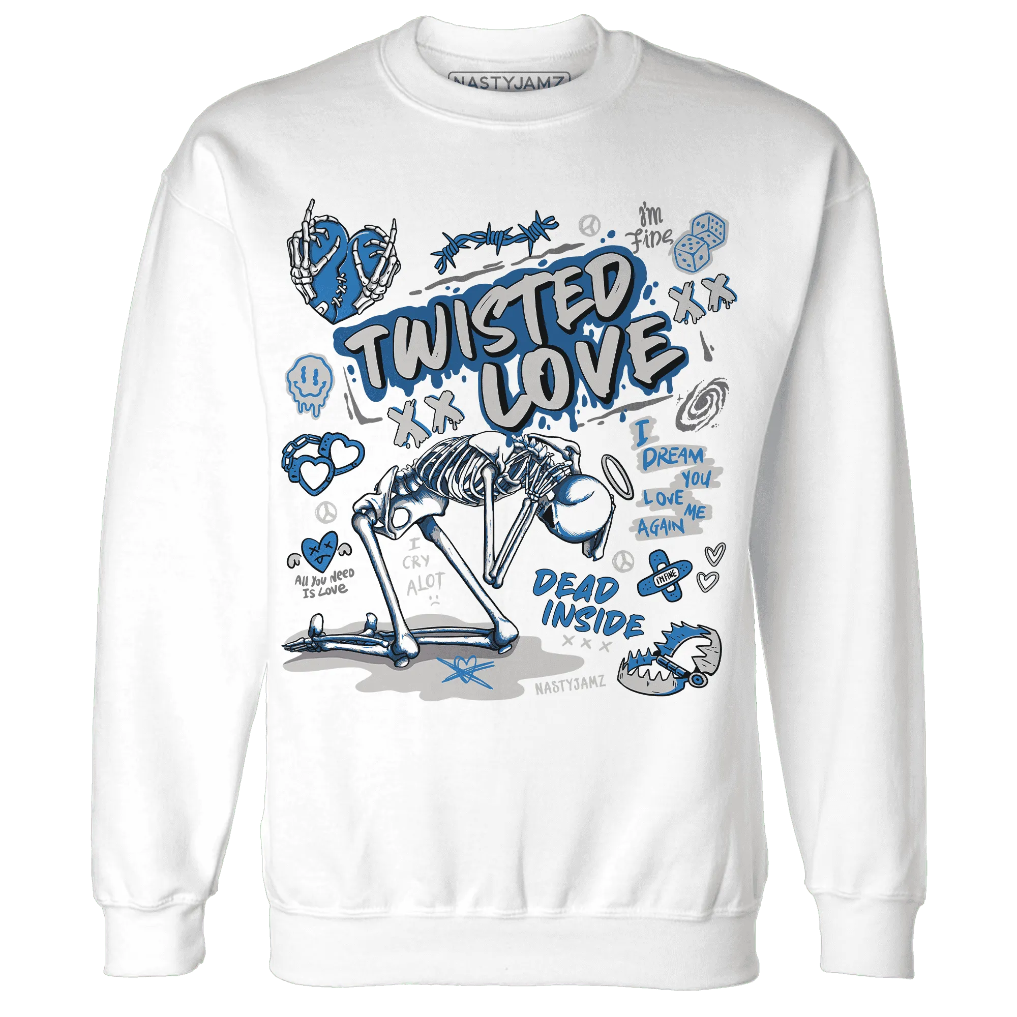 NastyJamz-Industrial-Blue-4s-Sweatshirt-Match-Twisted-Love