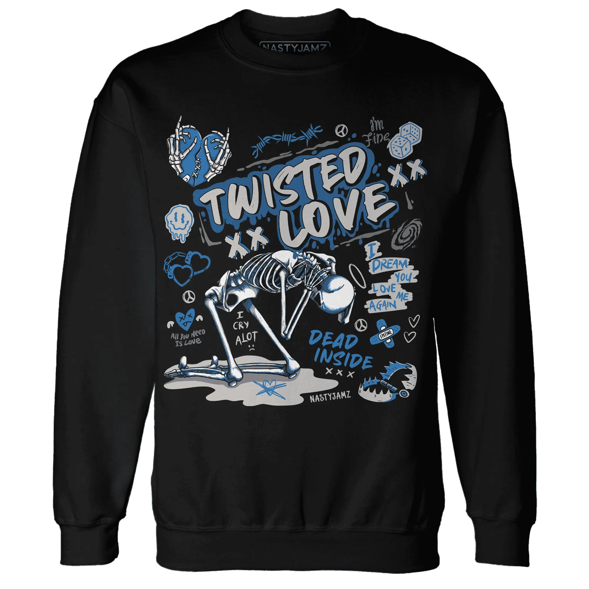 NastyJamz-Industrial-Blue-4s-Sweatshirt-Match-Twisted-Love