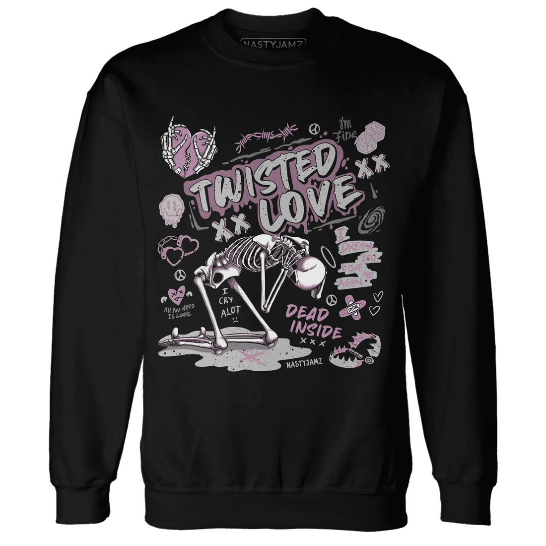 Orchid-Neutral-Grey-Black-White-4s-Sweatshirt-Match-Twisted-Love