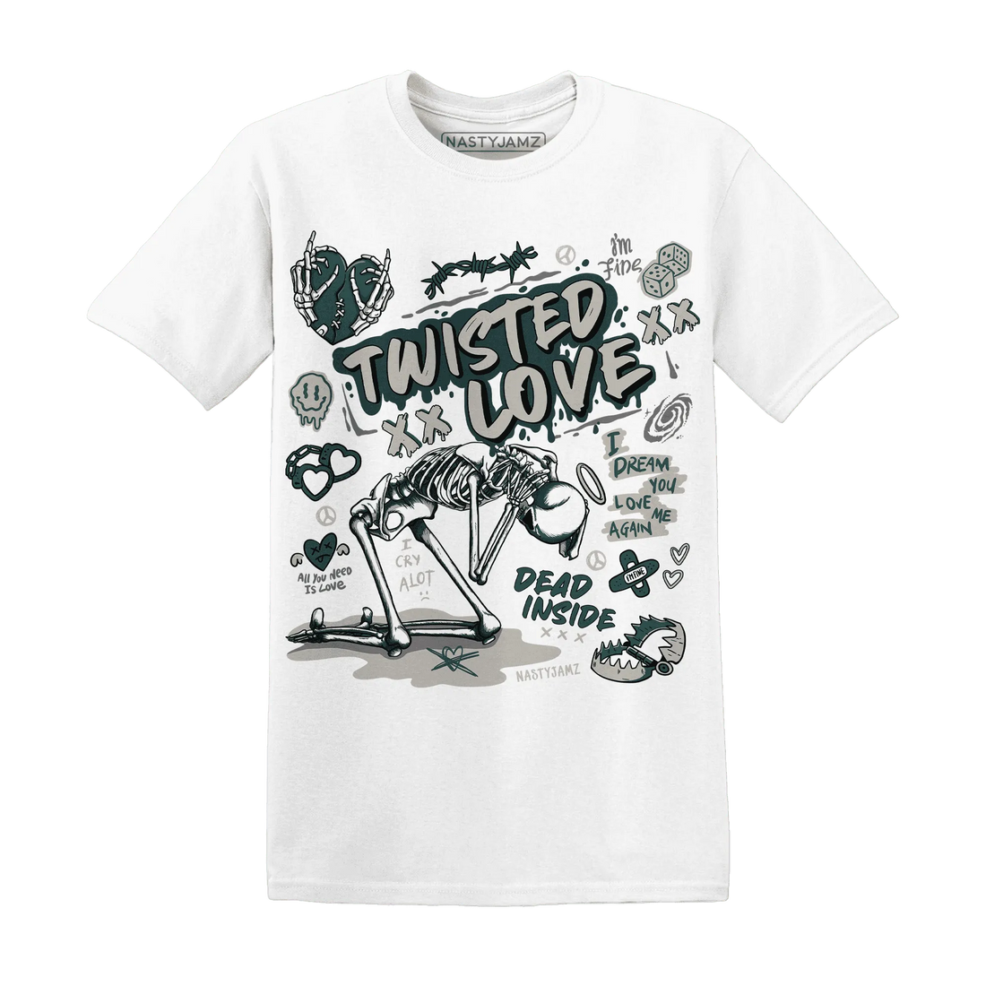 NastyJamz-Oxidized-Green-4s-T-Shirt-Match-Twisted-Love