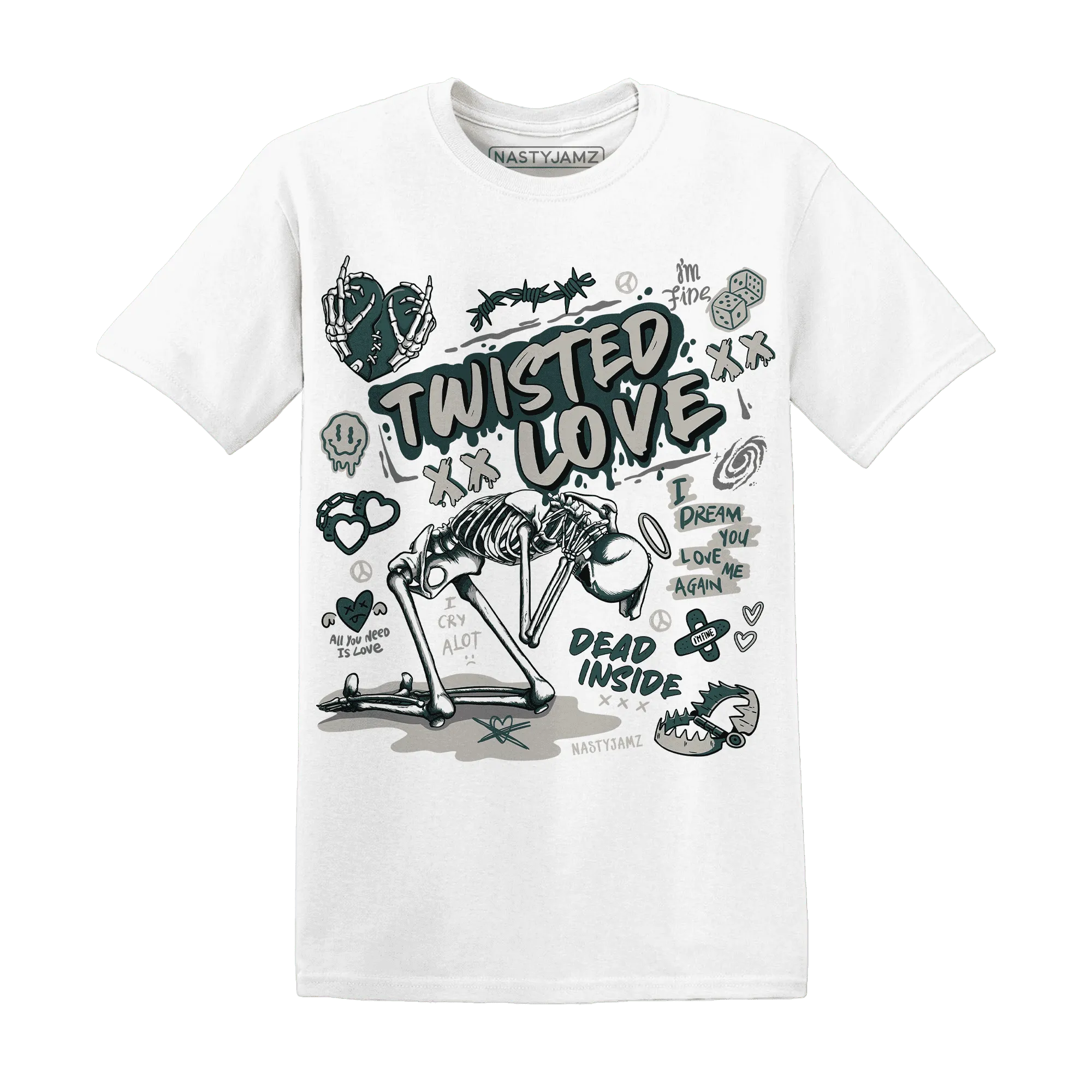 NastyJamz-Oxidized-Green-4s-T-Shirt-Match-Twisted-Love