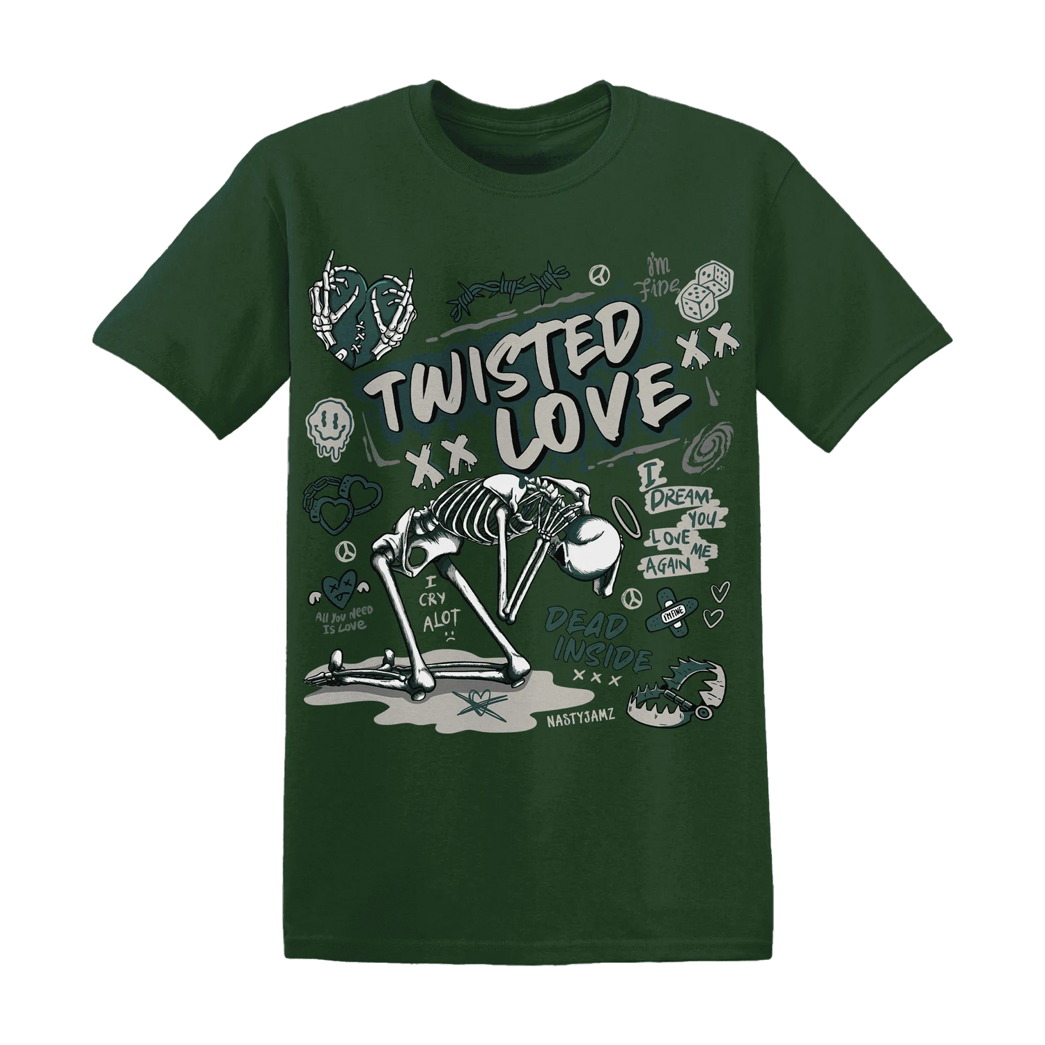 NastyJamz-Oxidized-Green-4s-T-Shirt-Match-Twisted-Love