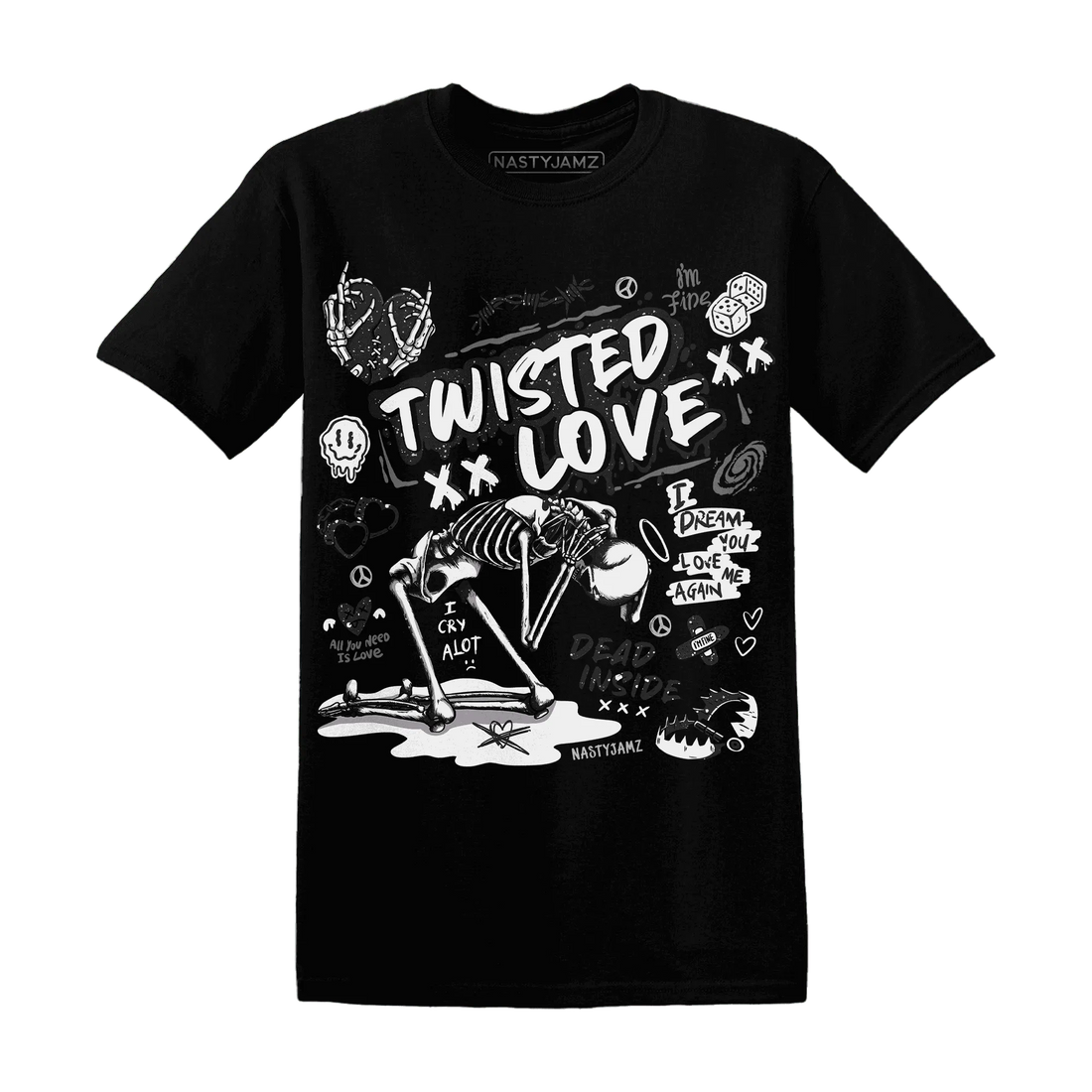 NastyJamz-Reverse-Oreo-6s-T-Shirt-Match-Twisted-Love