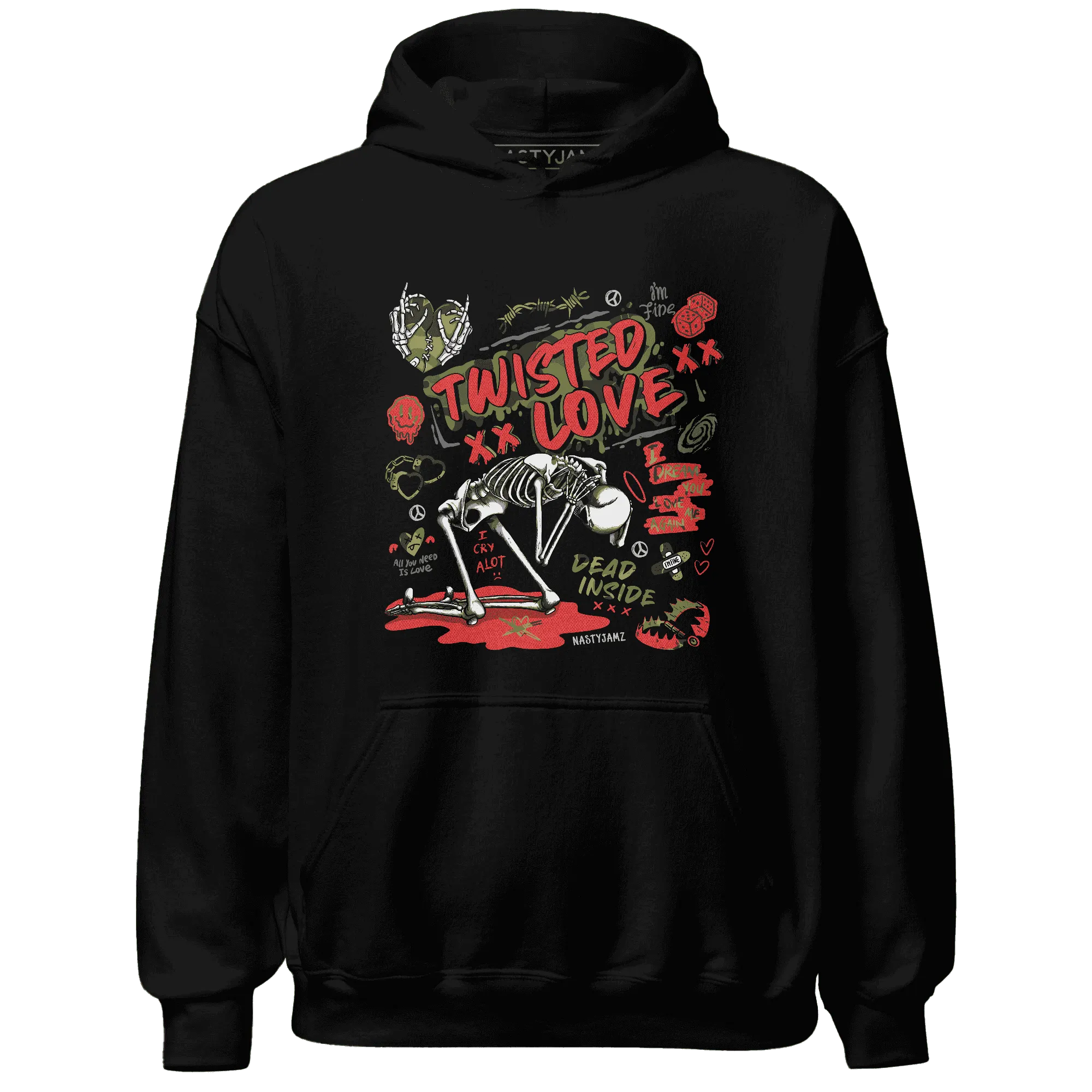 AM-90-Dark-Sage-Solar-Red-Hoodie-Match-Twisted-Love