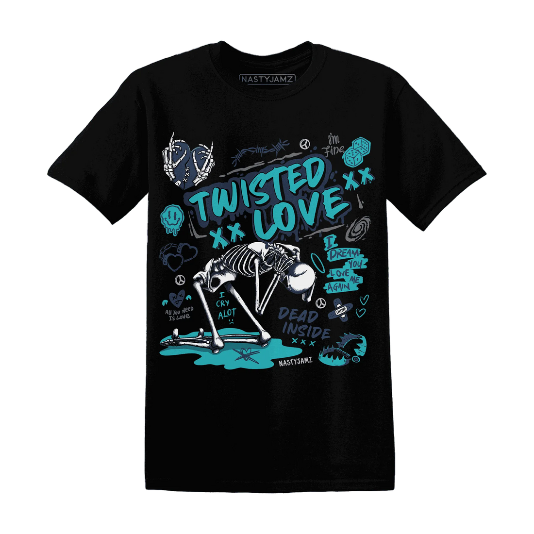 AM-Plus-Drift-Midnight-Navy-T-Shirt-Match-Twisted-Love