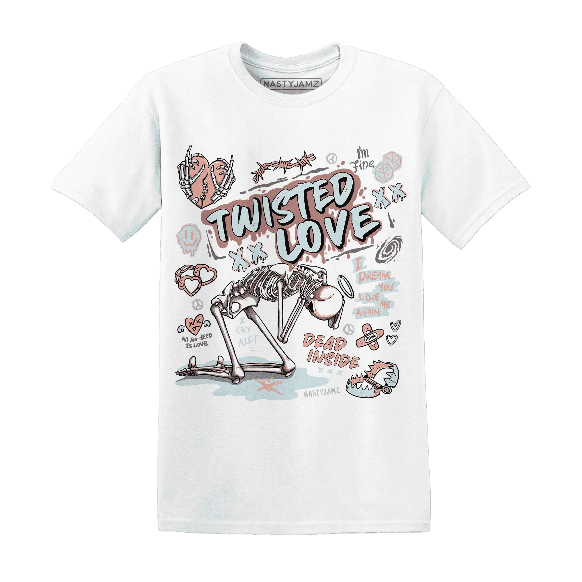 Dunk-Low-Glacier-Blue-Arctic-Orange-T-Shirt-Match-Twisted-Love