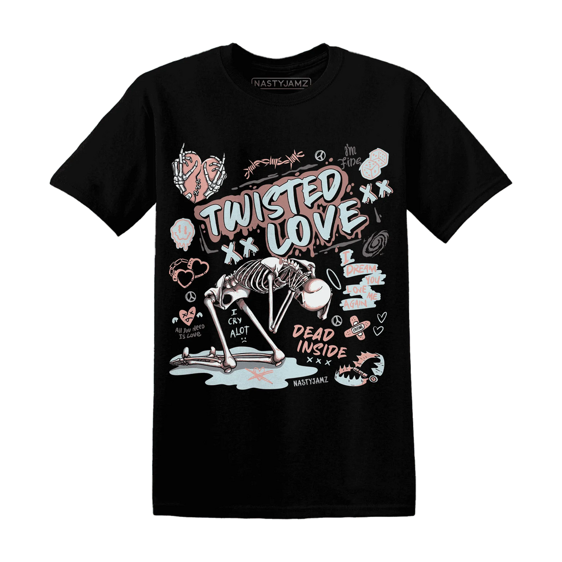 Dunk-Low-Glacier-Blue-Arctic-Orange-T-Shirt-Match-Twisted-Love