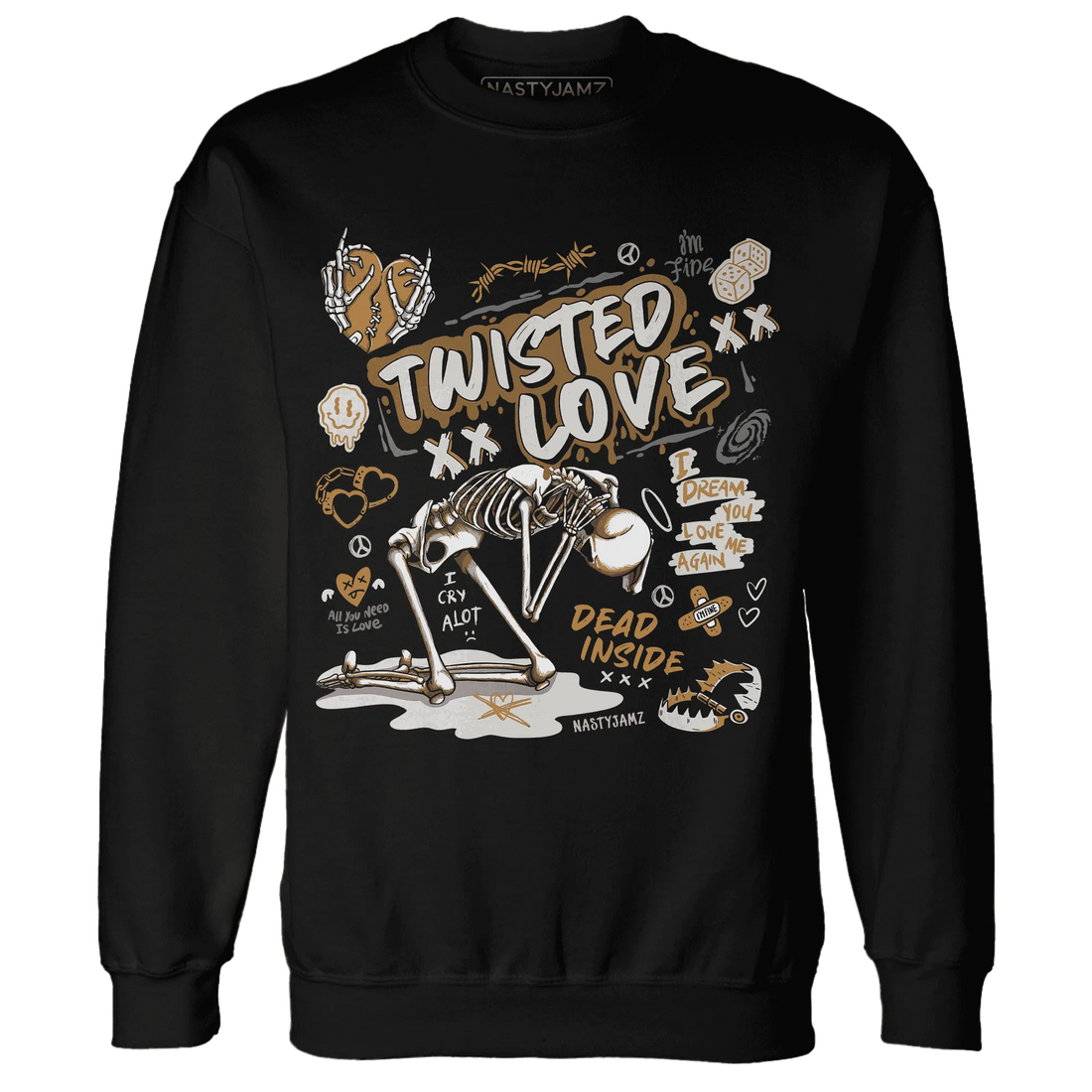 Dunk-Low-Retro-Wheat-Orange-NastyJamz-Sweatshirt-Match-Twisted-Love