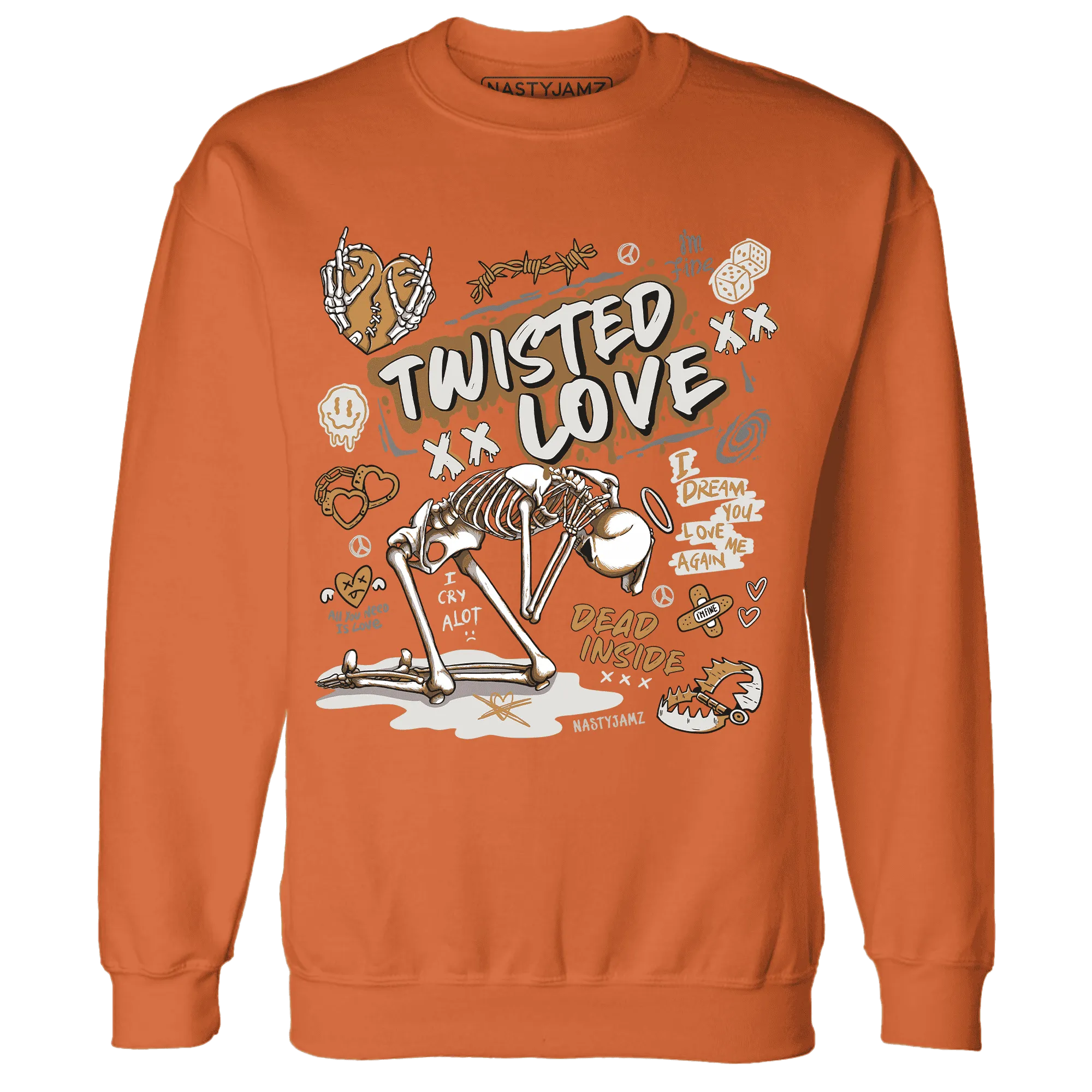 Dunk-Low-Retro-Wheat-Orange-NastyJamz-Sweatshirt-Match-Twisted-Love