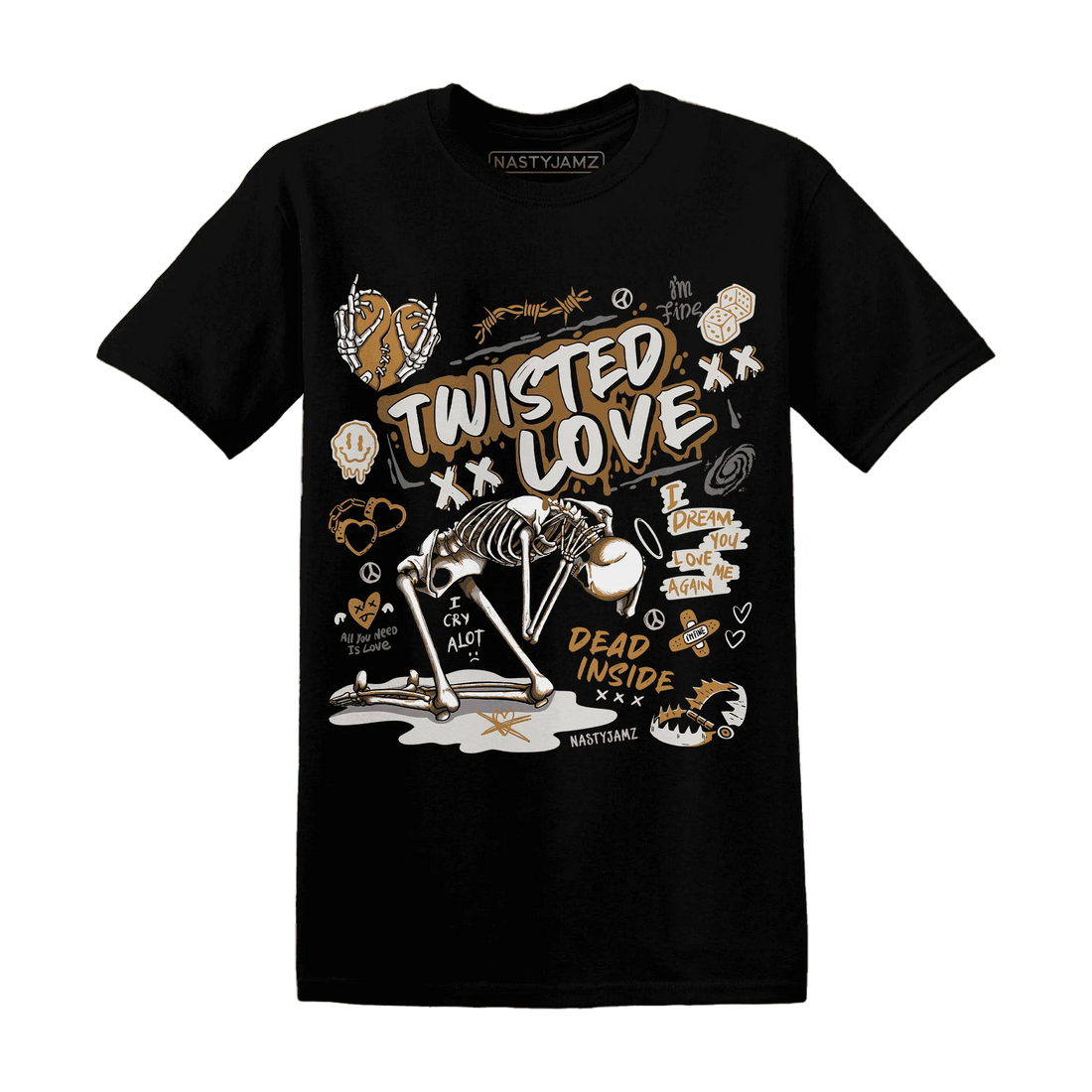 Dunk-Low-Retro-Wheat-Orange-NastyJamz-T-Shirt-Match-Twisted-Love