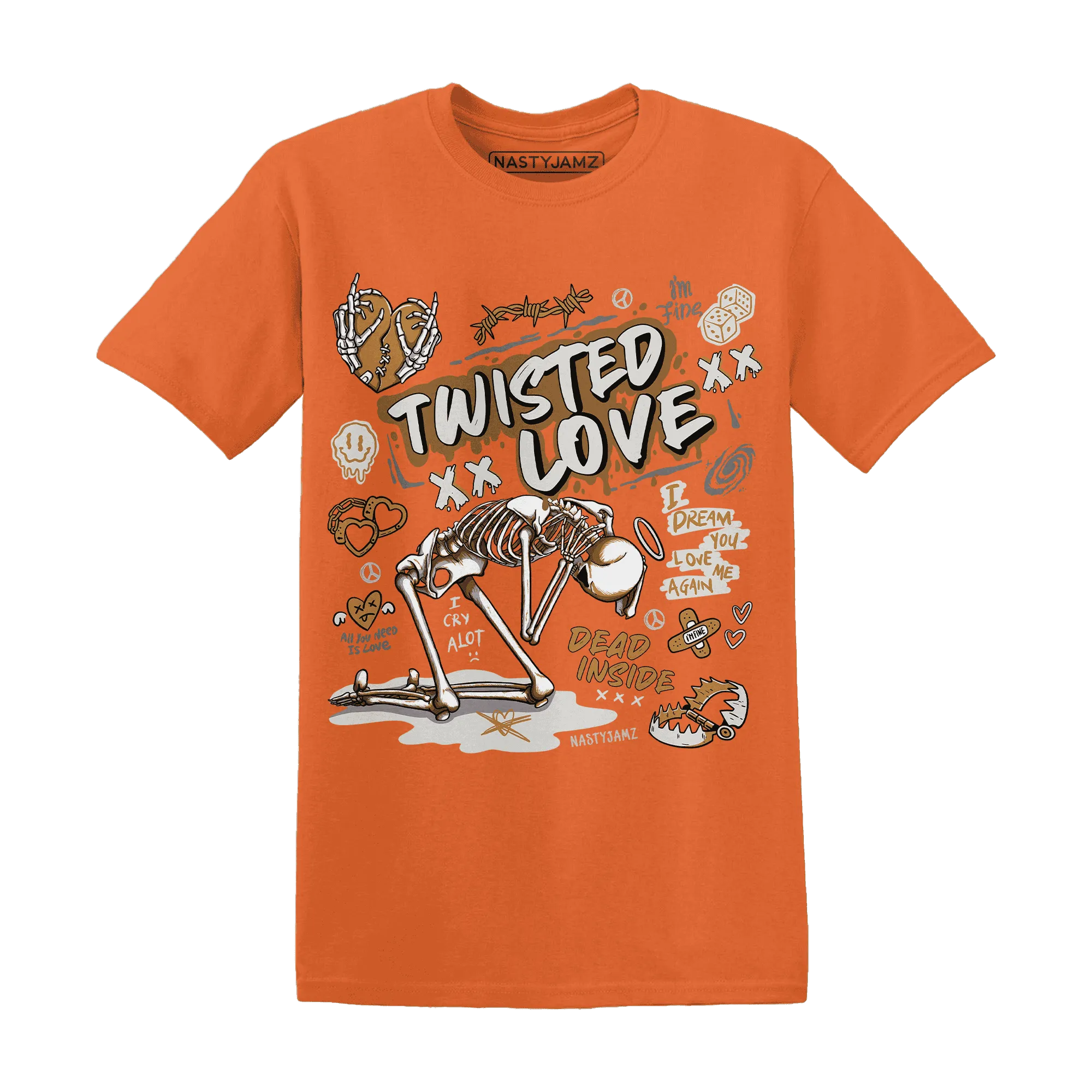 Dunk-Low-Retro-Wheat-Orange-NastyJamz-T-Shirt-Match-Twisted-Love