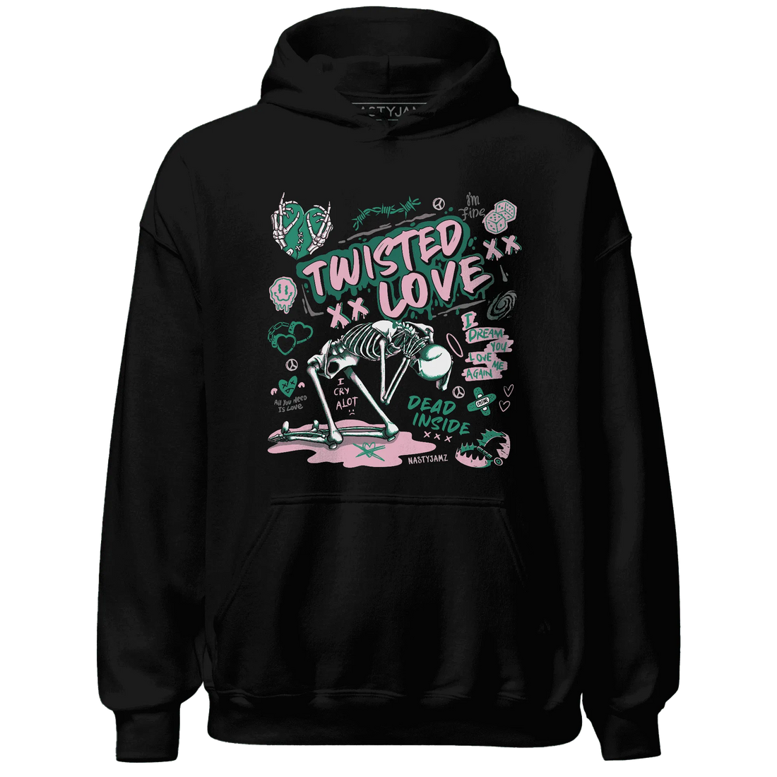 NastyJamz-Dunk-Pink-Malachite-Medium-Soft-Low-Sail-Hoodie-Match-Twisted-Love