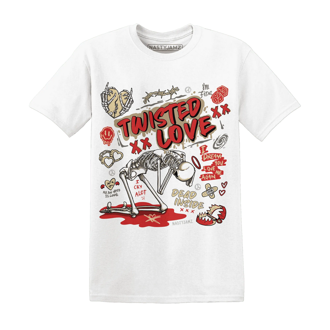 Dunk-Strawberry-Waffle-T-Shirt-Match-Twisted-Love