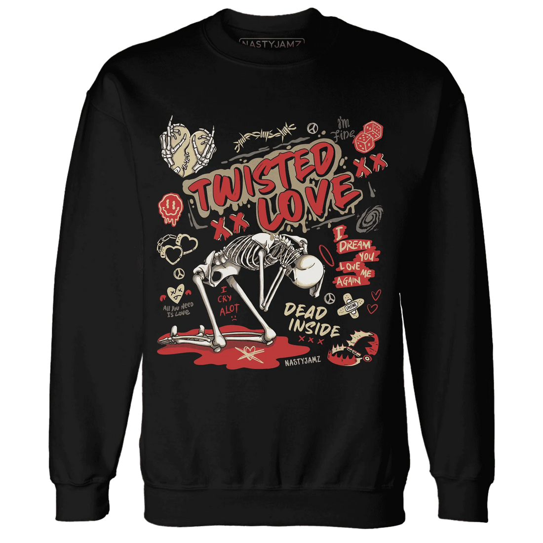 Dunk-Strawberry-Waffle-Sweatshirt-Match-Twisted-Love