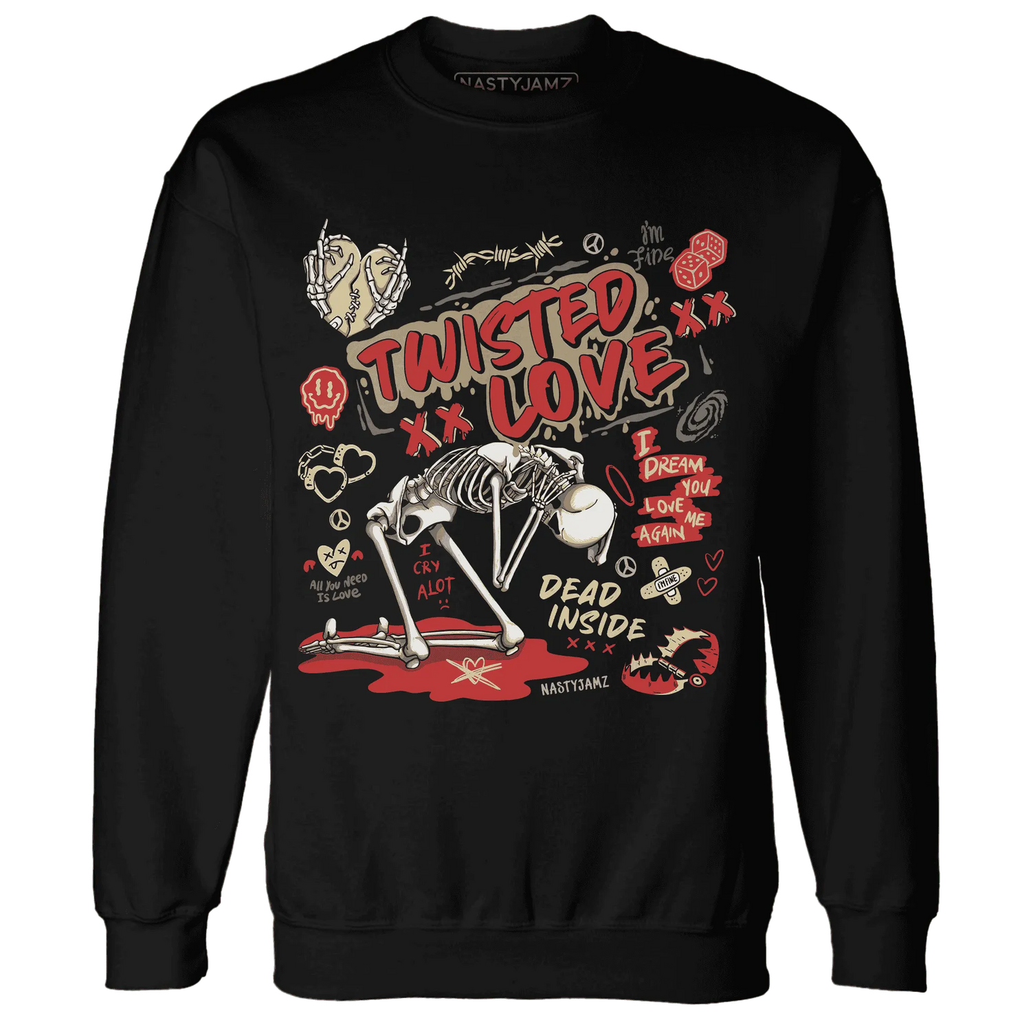 Dunk-Strawberry-Waffle-Sweatshirt-Match-Twisted-Love