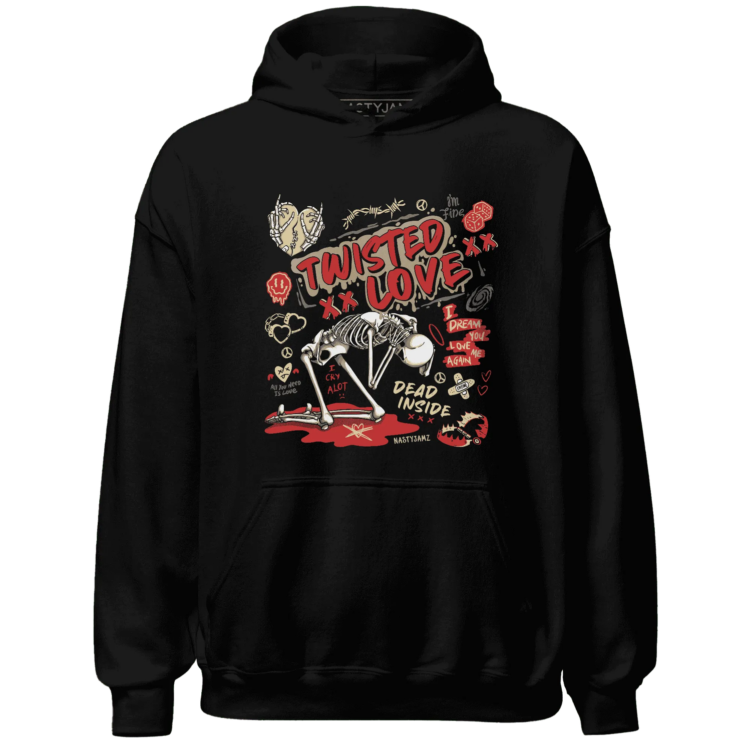 Dunk-Strawberry-Waffle-Hoodie-Match-Twisted-Love