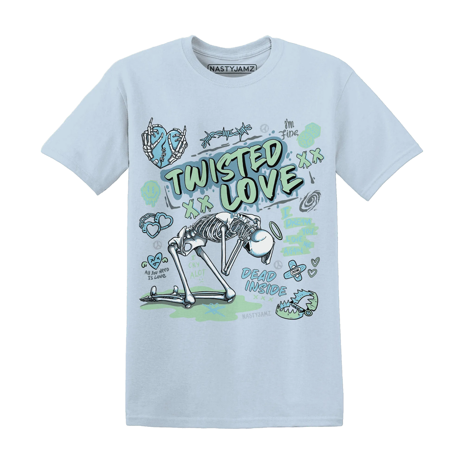 Dunk-Verdy-Visty-Blue-Gaze-Light-Arctic-T-Shirt-Match-Twisted-Love
