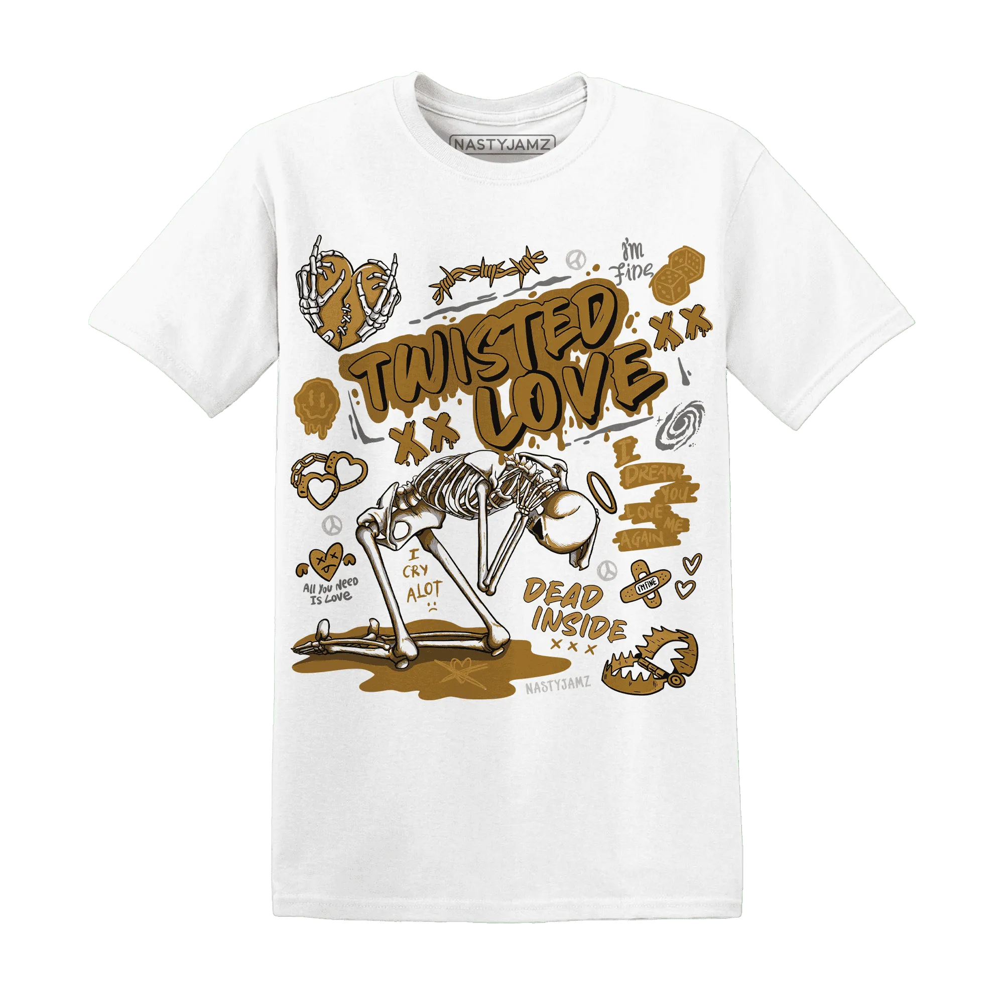 NastyJamz-Wheat-13s-T-Shirt-Match-Twisted-Love