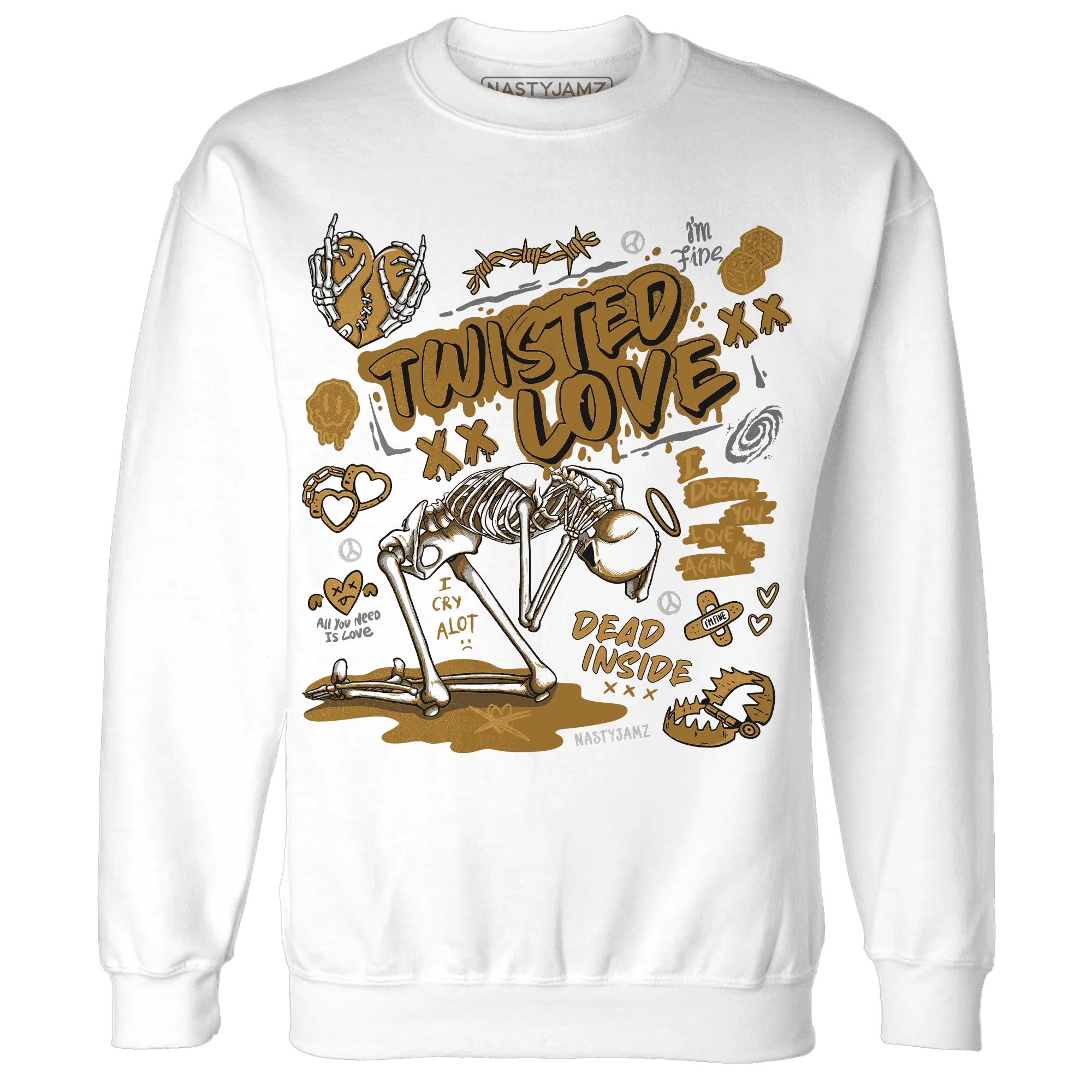 NastyJamz-Wheat-13s-Sweatshirt-Match-Twisted-Love